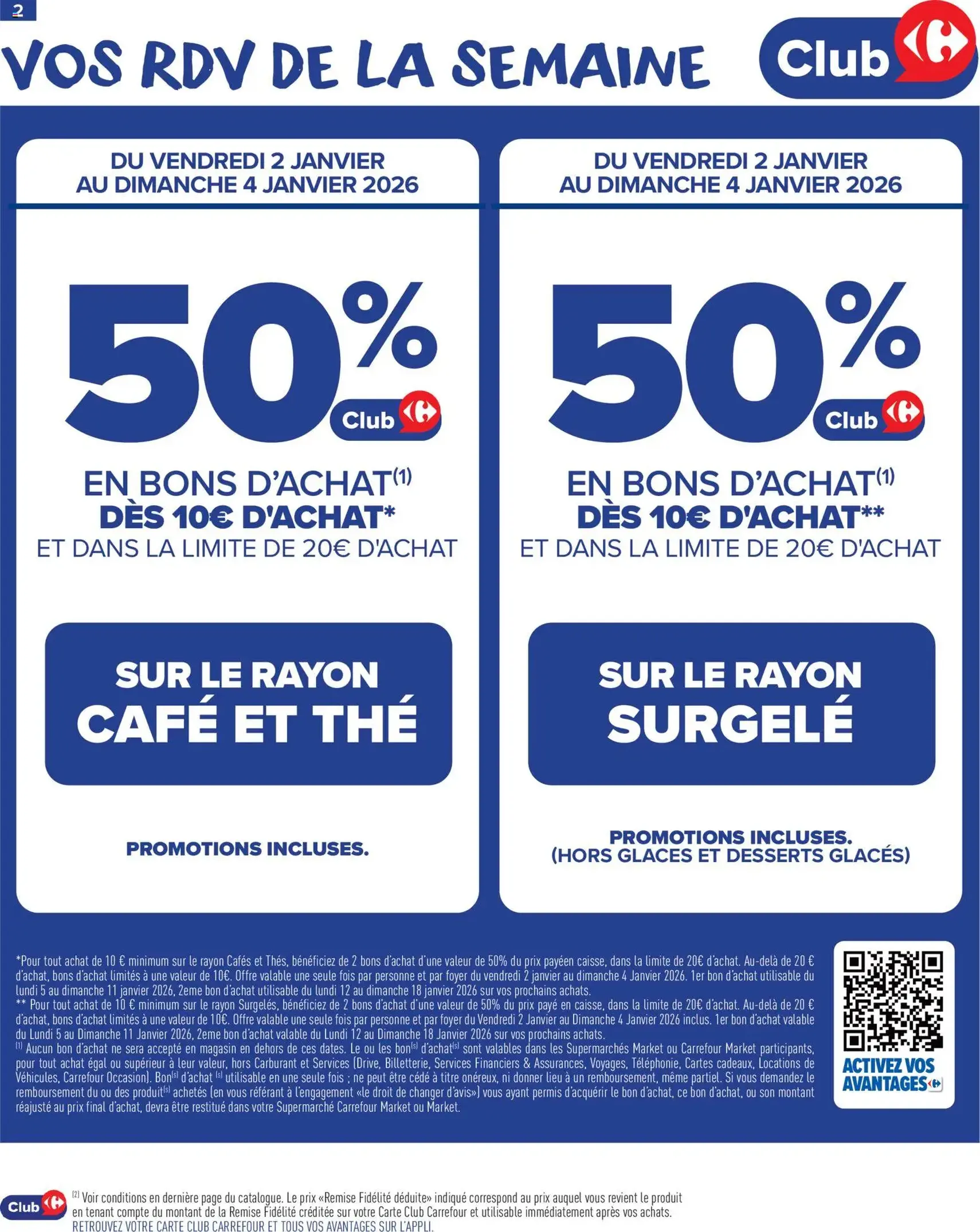 Carrefour Market catalogue semaine 1 - brochure valable à partir du 02/01/2026, page 4 sur 64