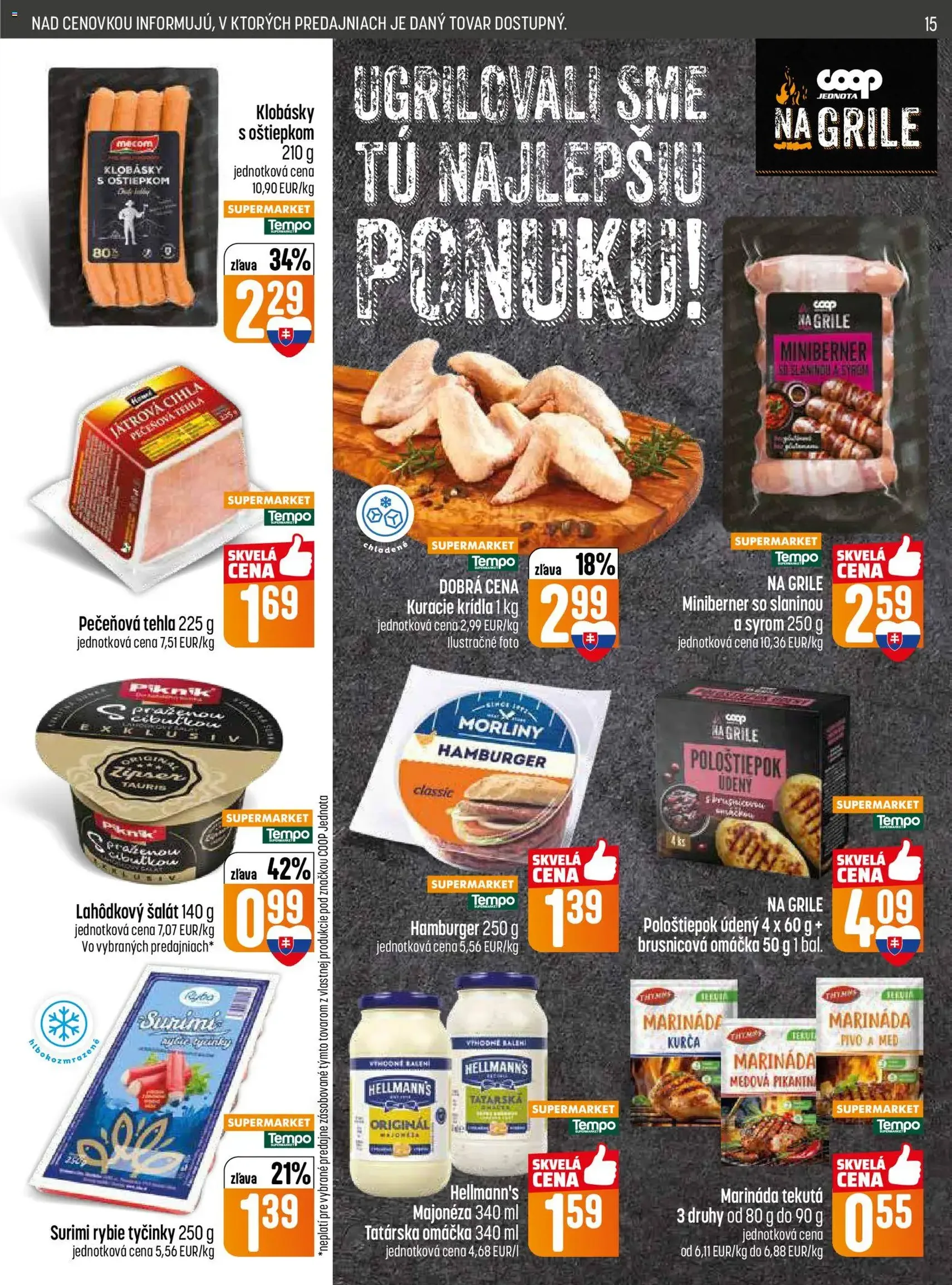 COOP Jednota leták - platný leták od 28.05.2026 strana 15 z 28