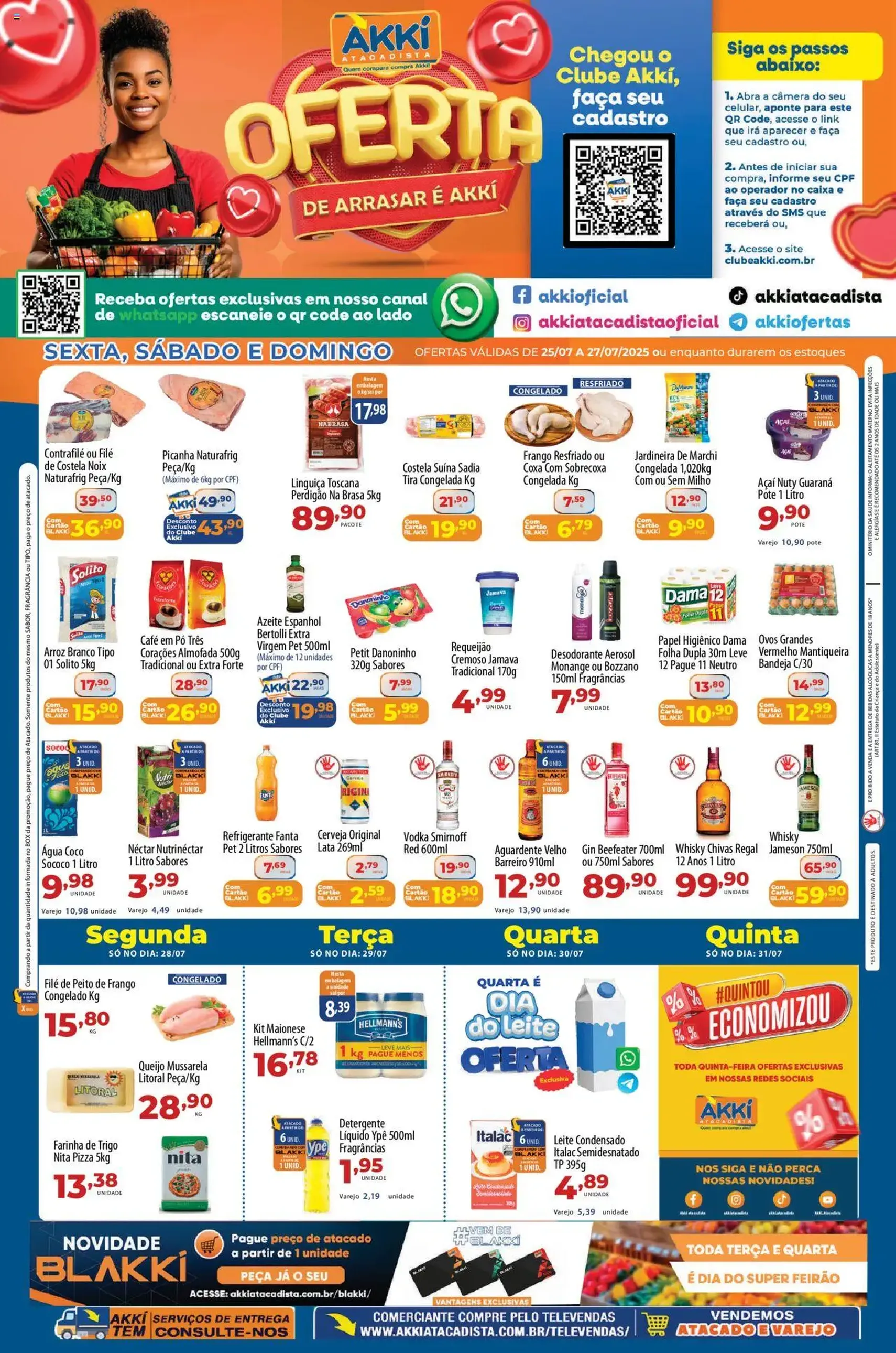Akki Atacadista - Ofertas da semana - folheto válido a partir de 25/07/2025 página 1 de 1