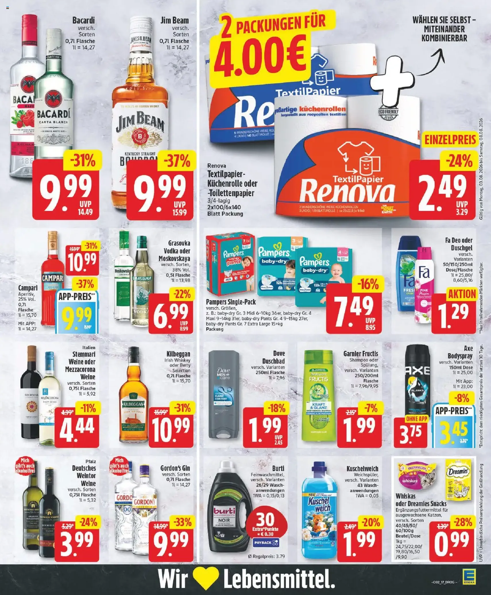 Edeka Prospekt - Gültiger Prospekt ab 03.08.2026, Seite 17 von insgesamt 27