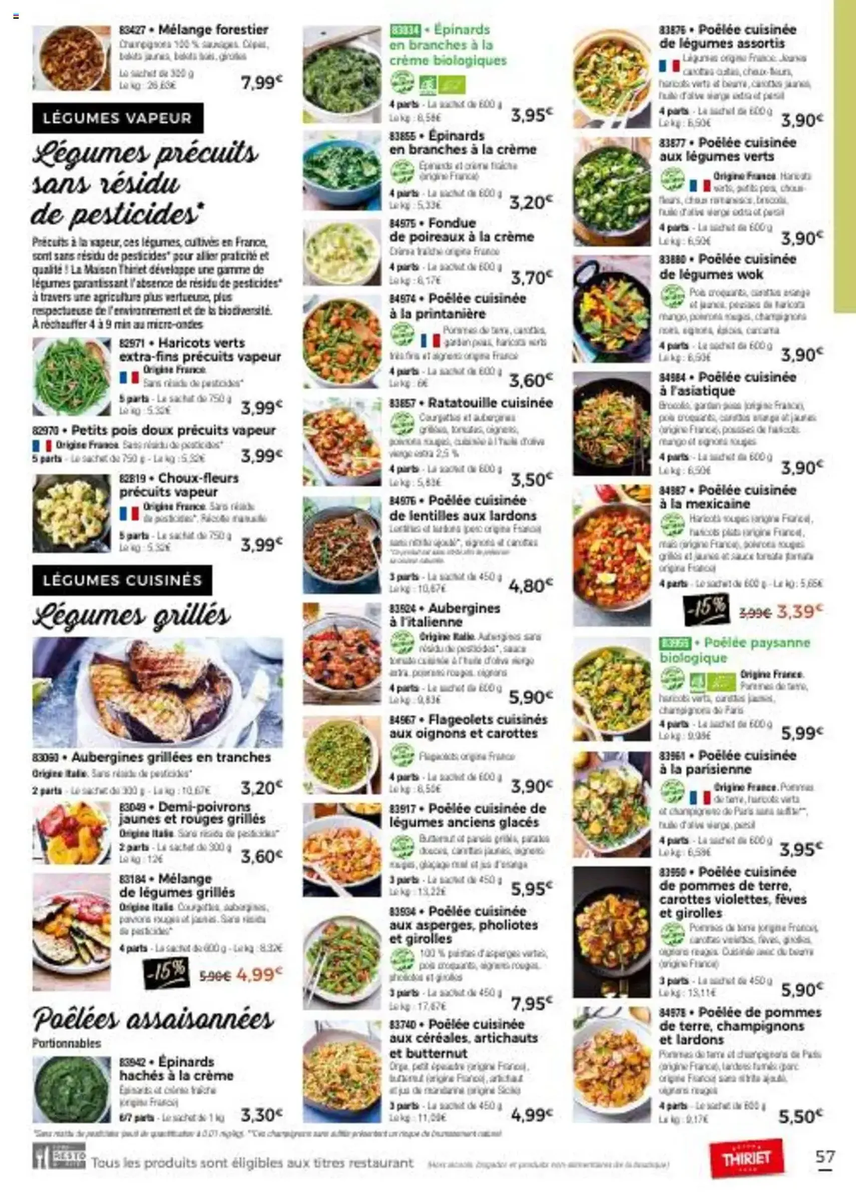 Thiriet catalogue livraison à domicile - brochure valable à partir du 11/07/2025, page 57 sur 80 Thiriet catalogue livraison à domicile - brochure valable à partir du 11/07/2025, page 57 sur 80