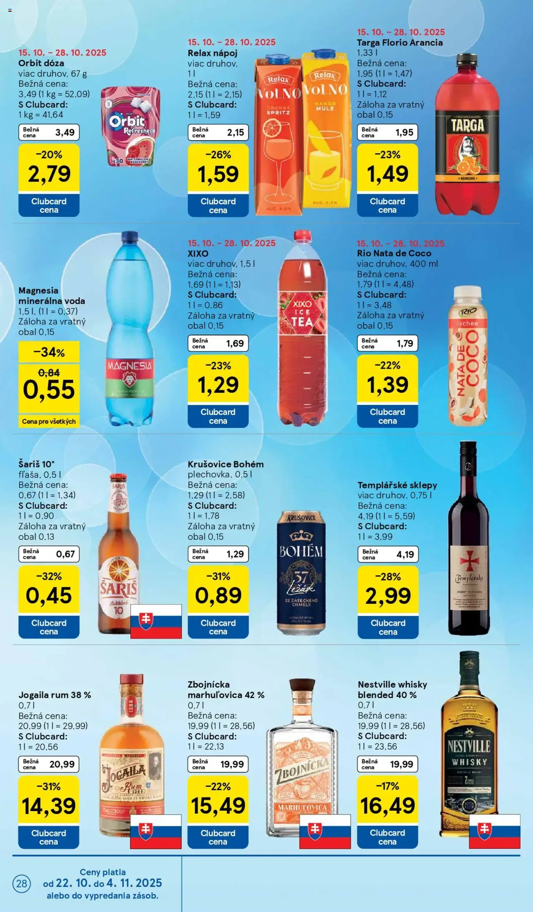 Tesco Hypermarket - leták - platný leták od 22.10.2025 strana 28 z 40 Tesco Hypermarket - leták - platný leták od 22.10.2025 strana 28 z 40