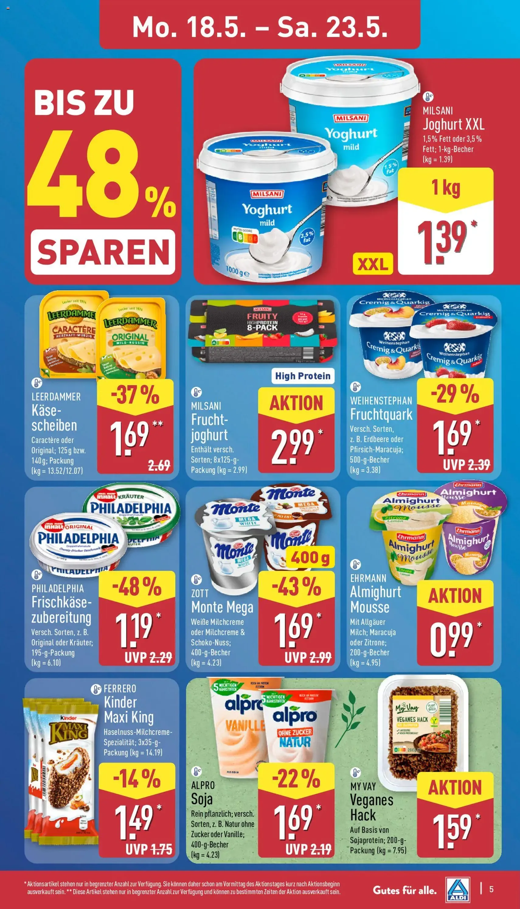 Aldi Prospekt - Gültiger Prospekt ab 18.05.2026, Seite 5 von insgesamt 44