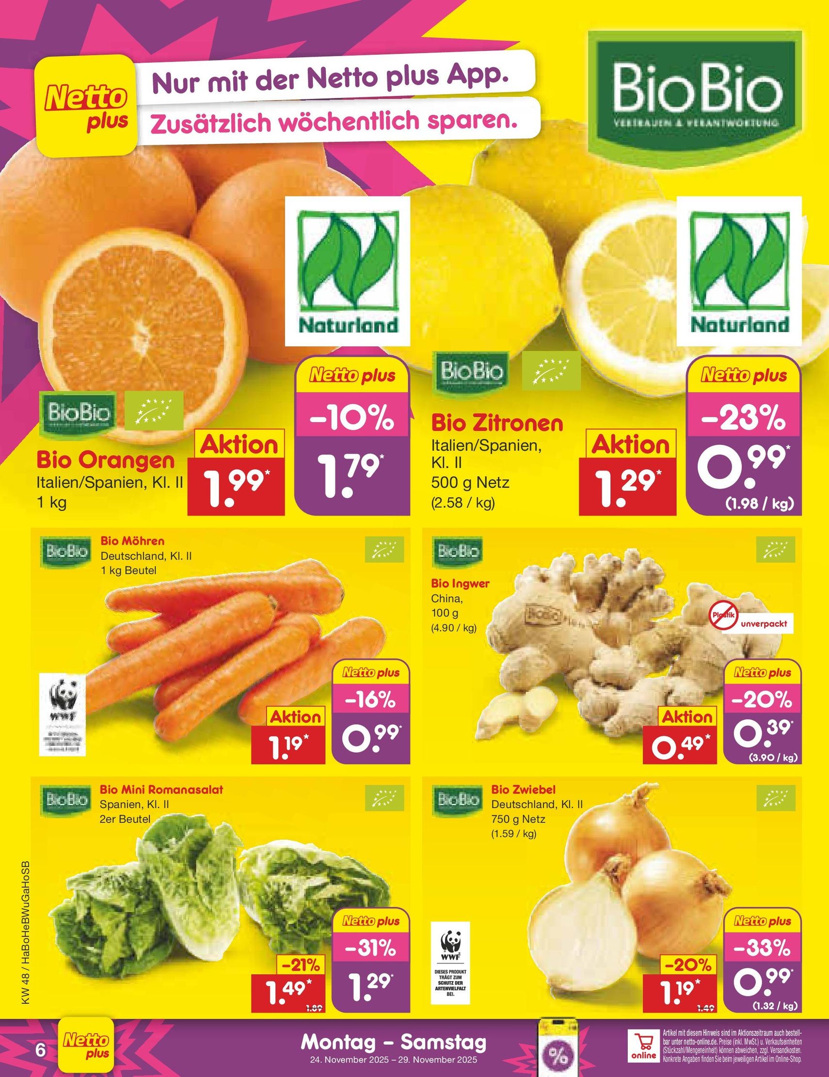 Netto Marken-Discount prospekt Bremen-Lesum - Gültiger Prospekt ab 24.11.2025, Seite 6 von insgesamt 54