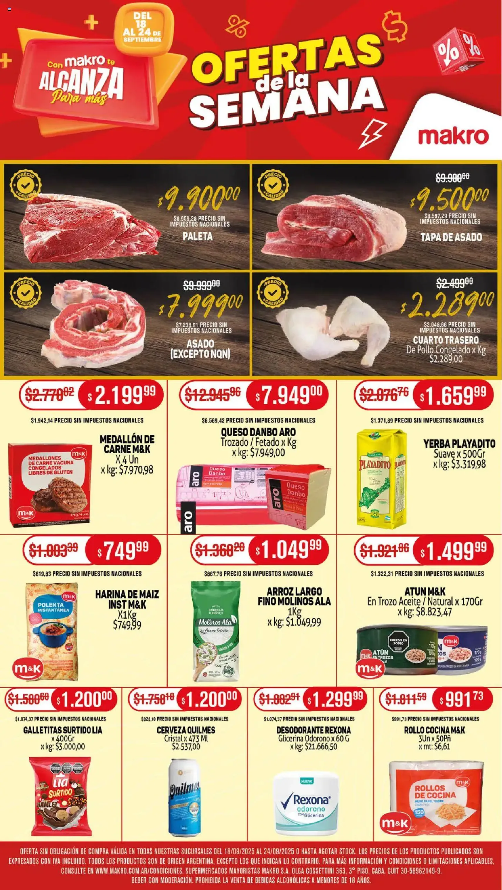 Makro ofertas - folleto válido desde 18/09/2025 página 1 de 20