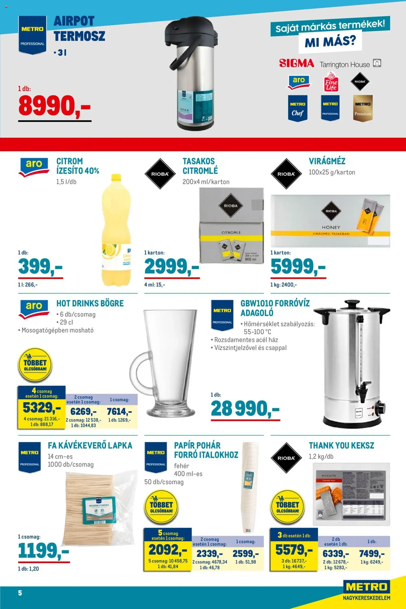 Metro - Élelmiszer és Szezonális katalógus 2025/11 - 2025.11.02. érvényes szórólap 5 oldal 33 oldalból