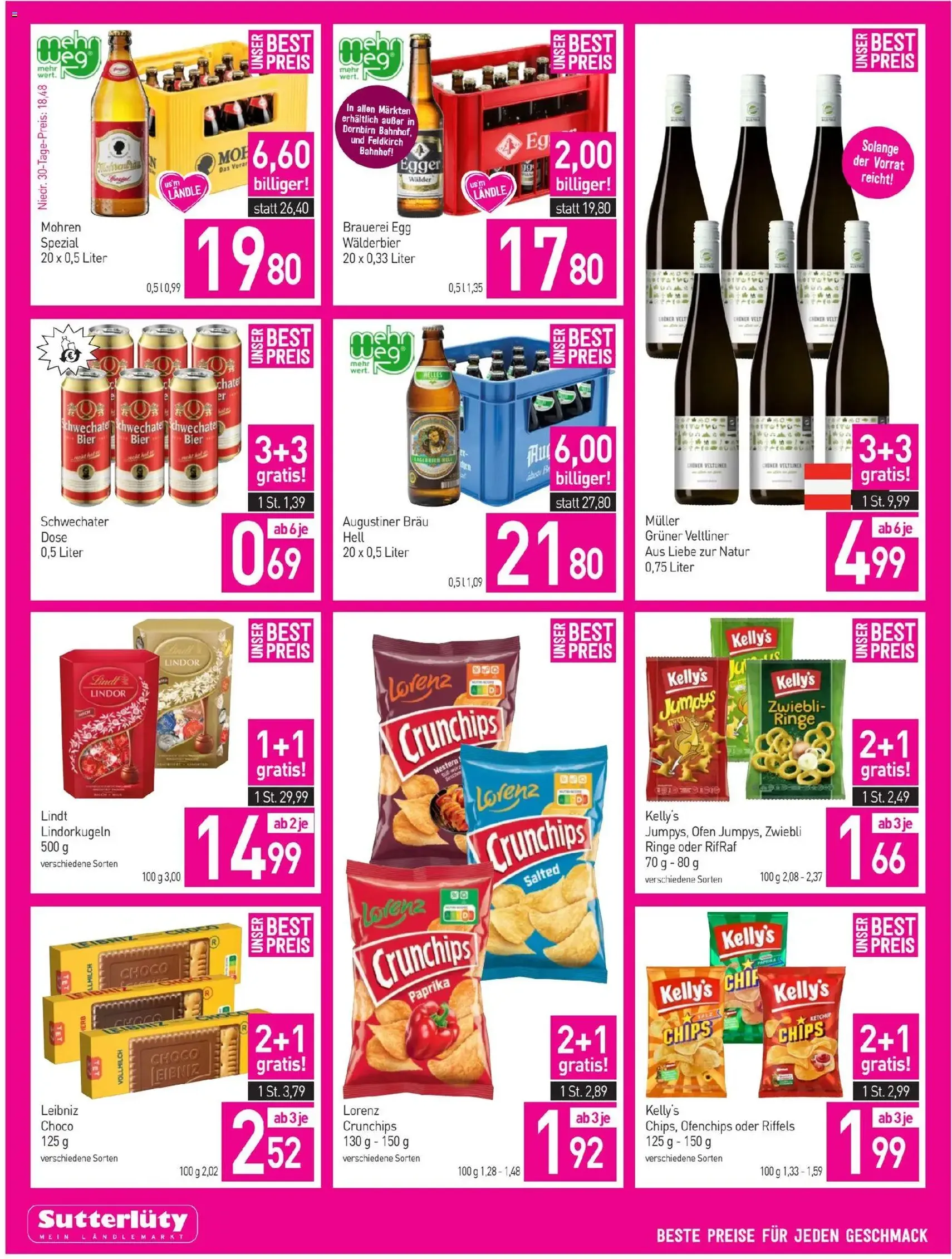 Sutterlüty Flugblatt - Gültiger Prospekt ab 02.04.2026, Seite 18 von insgesamt 24