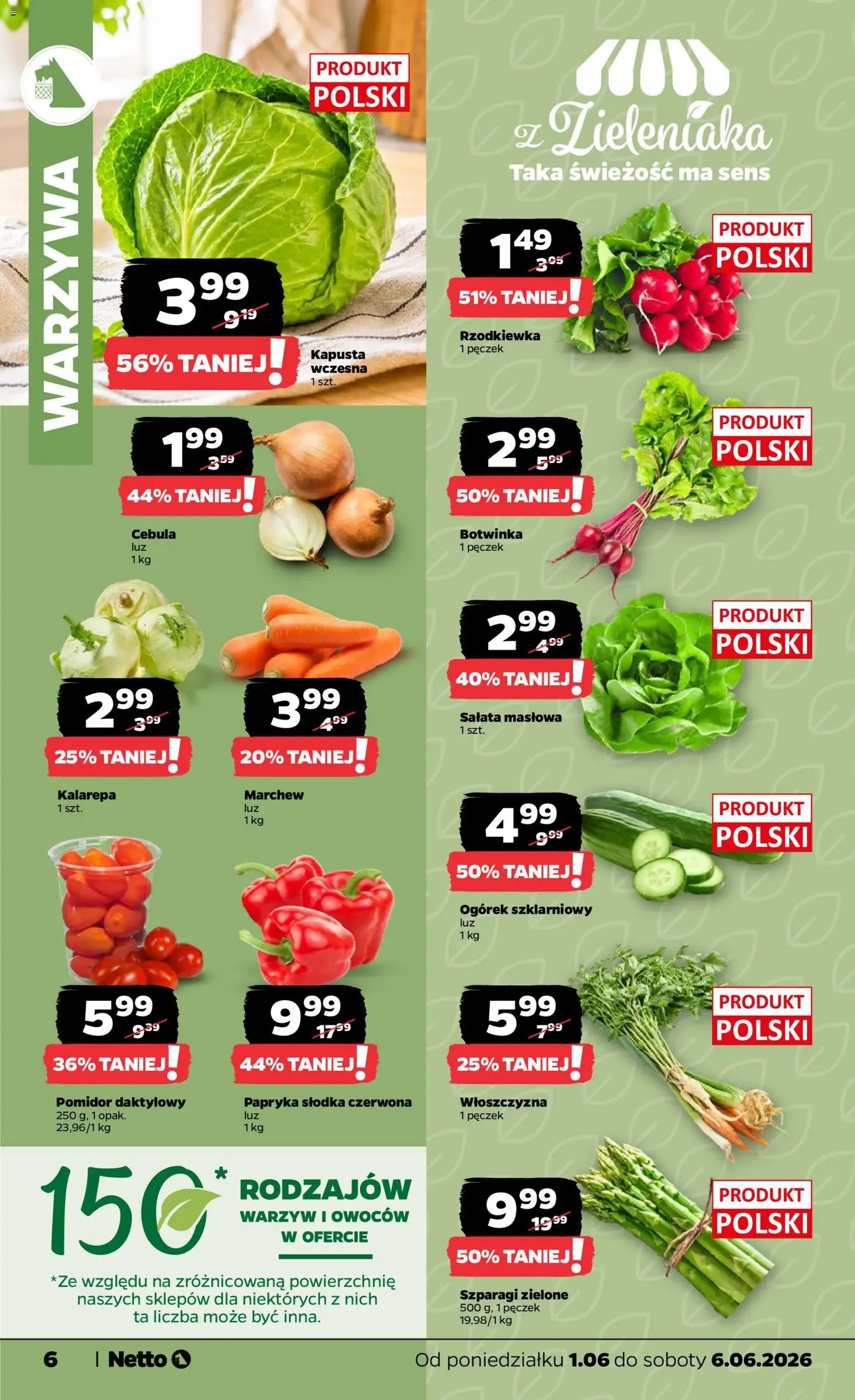 Netto gazetka od poniedziałku spożywcza - ważny gazetka od 01.06.2026 strona 6 z 33
