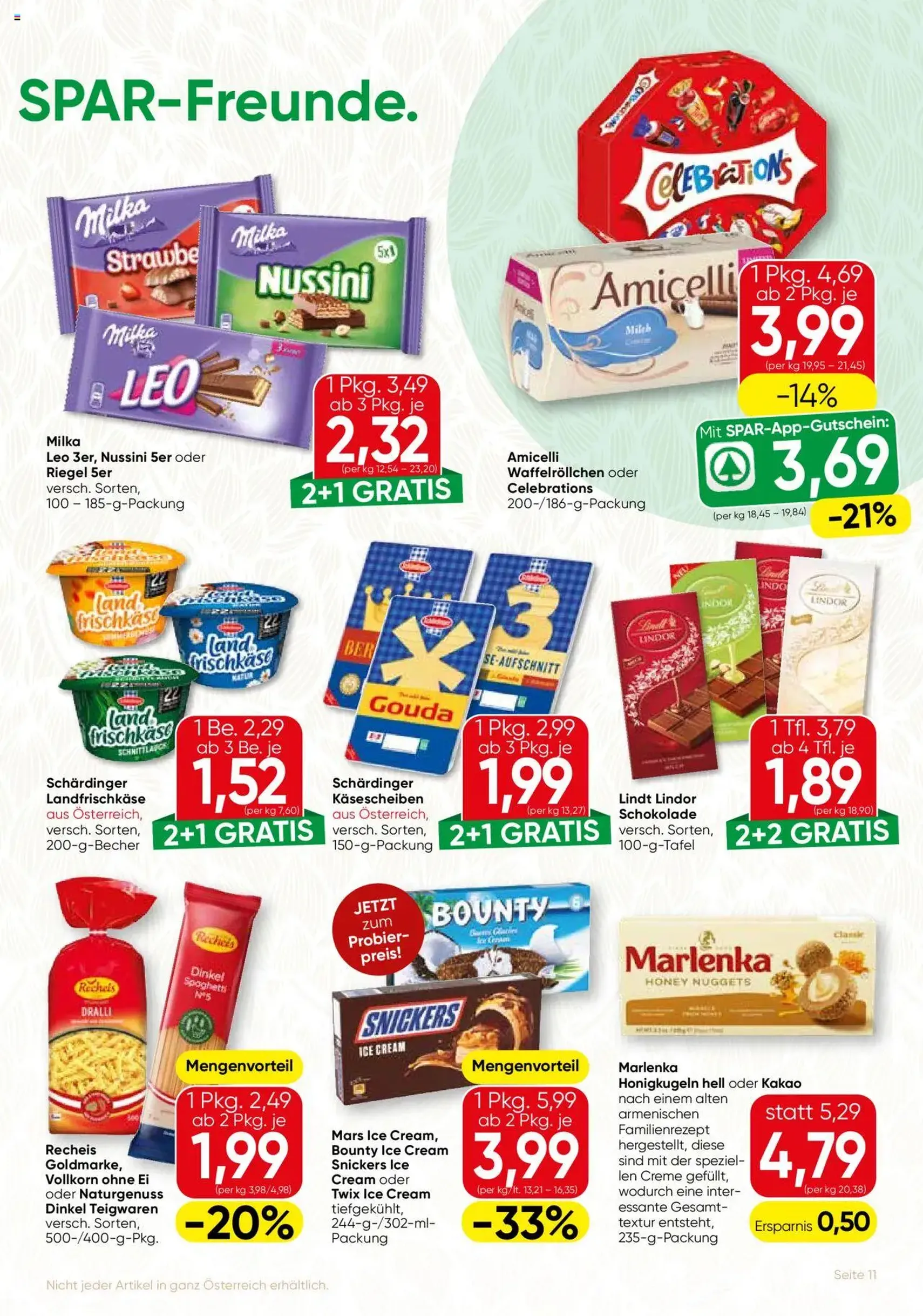 SPAR Gourmet Flugblatt - Gültiger Prospekt ab 17.07.2025, Seite 11 von insgesamt 12
