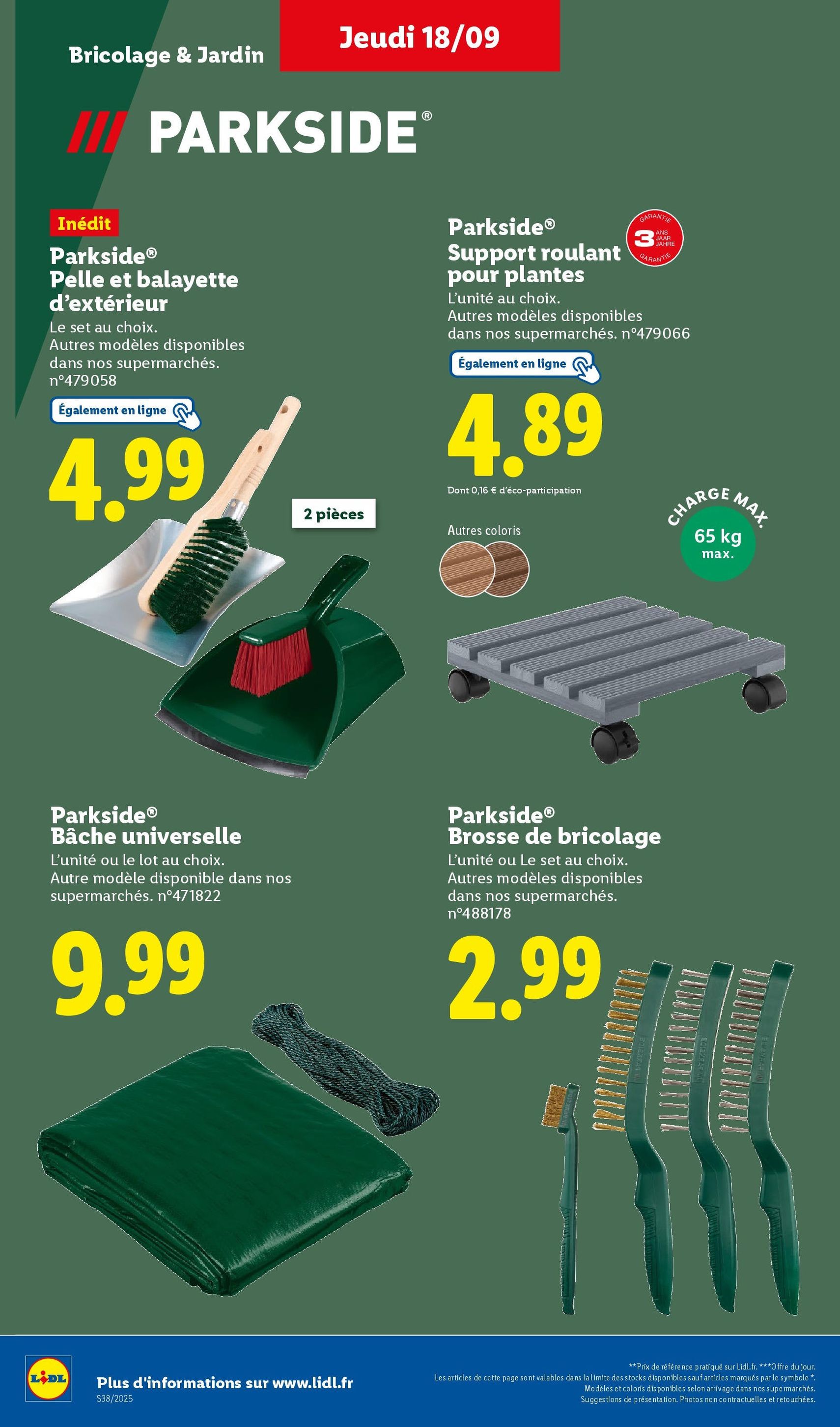 LIDL catalogue semaine 38 - brochure valable à partir du 18/09/2025, page 40 sur 75