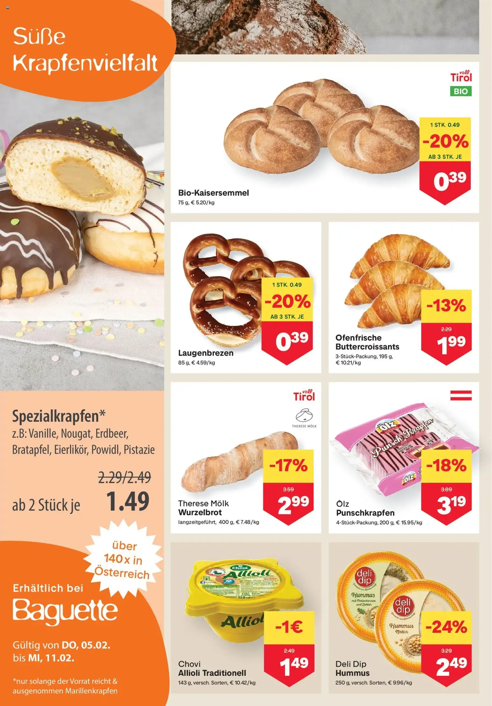 MPREIS Flugblatt - Gültiger Prospekt ab 05.02.2026, Seite 4 von insgesamt 20