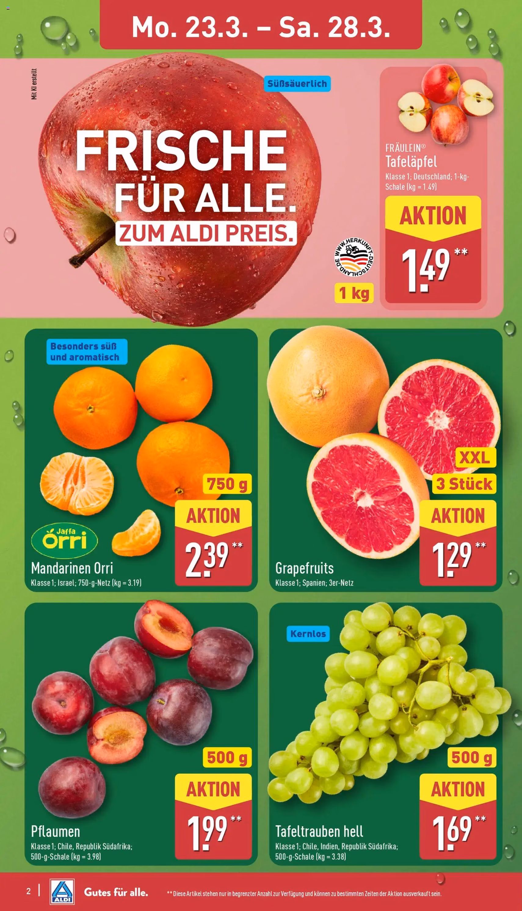 Aldi Prospekt - Gültiger Prospekt ab 23.03.2026, Seite 6 von insgesamt 46