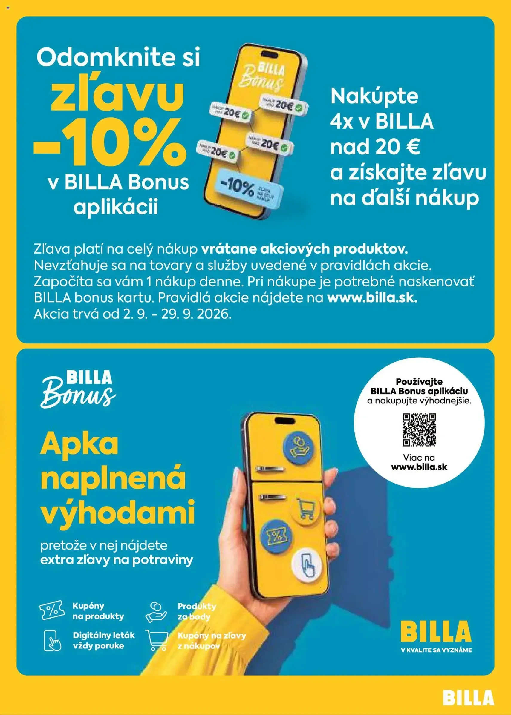 Billa leták - platný leták od 09.09.2026 strana 3 z 31