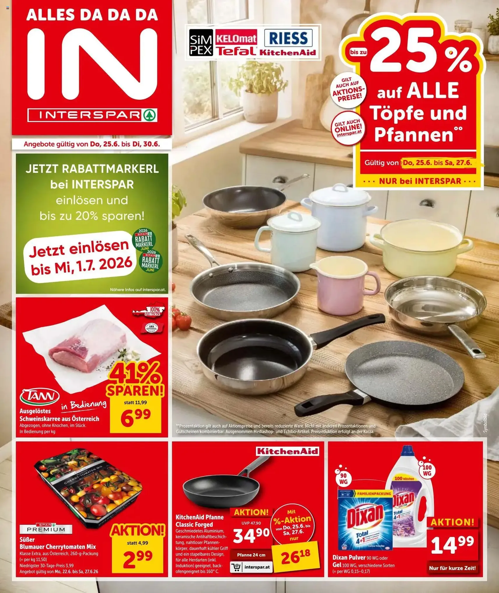 Interspar - Flugblatt - Gültiger Prospekt ab 25.06.2026, Seite 2 von insgesamt 16