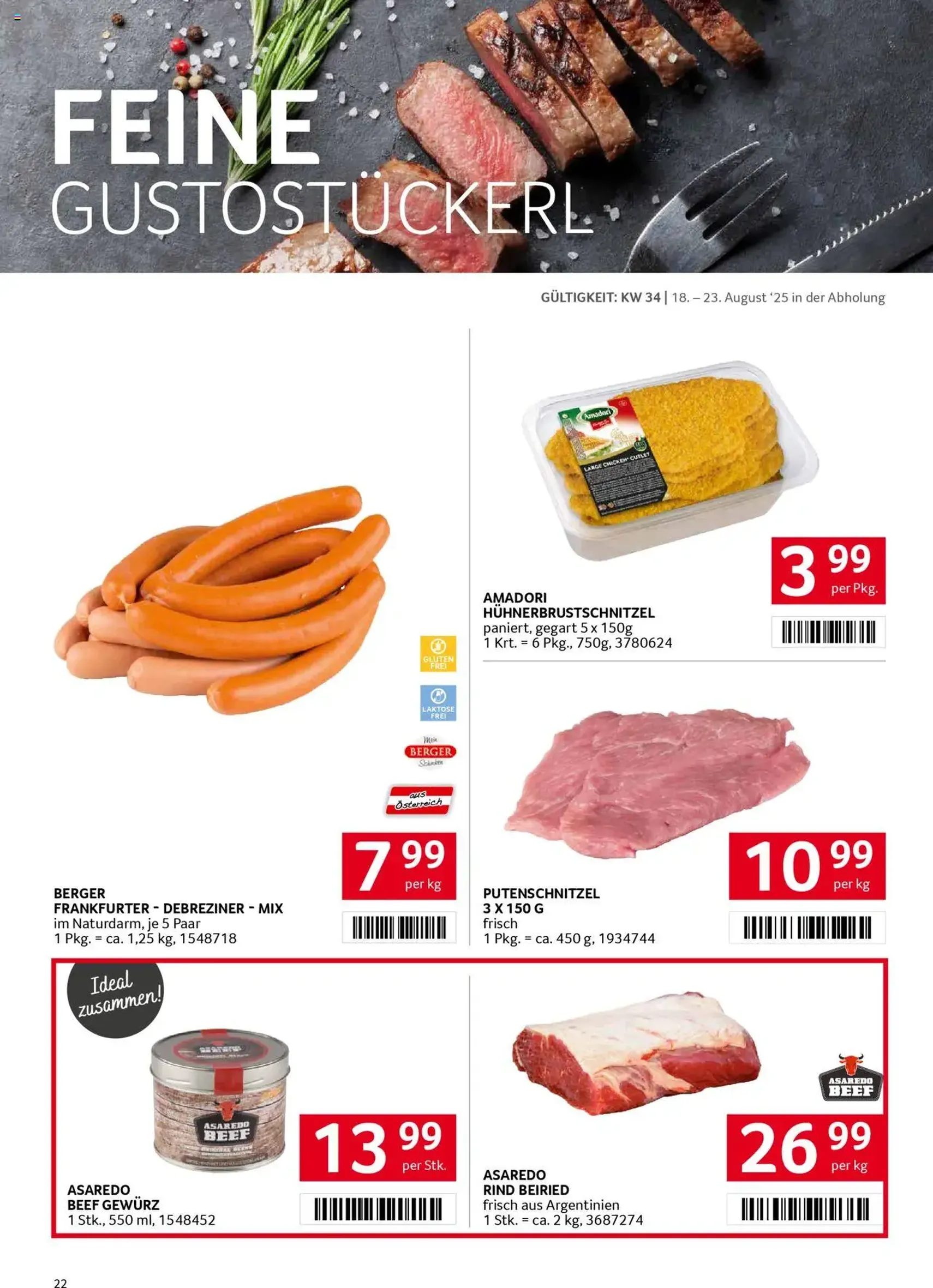 Transgourmet Flugblatt - Gültiger Prospekt ab 17.08.2025, Seite 21 von insgesamt 27