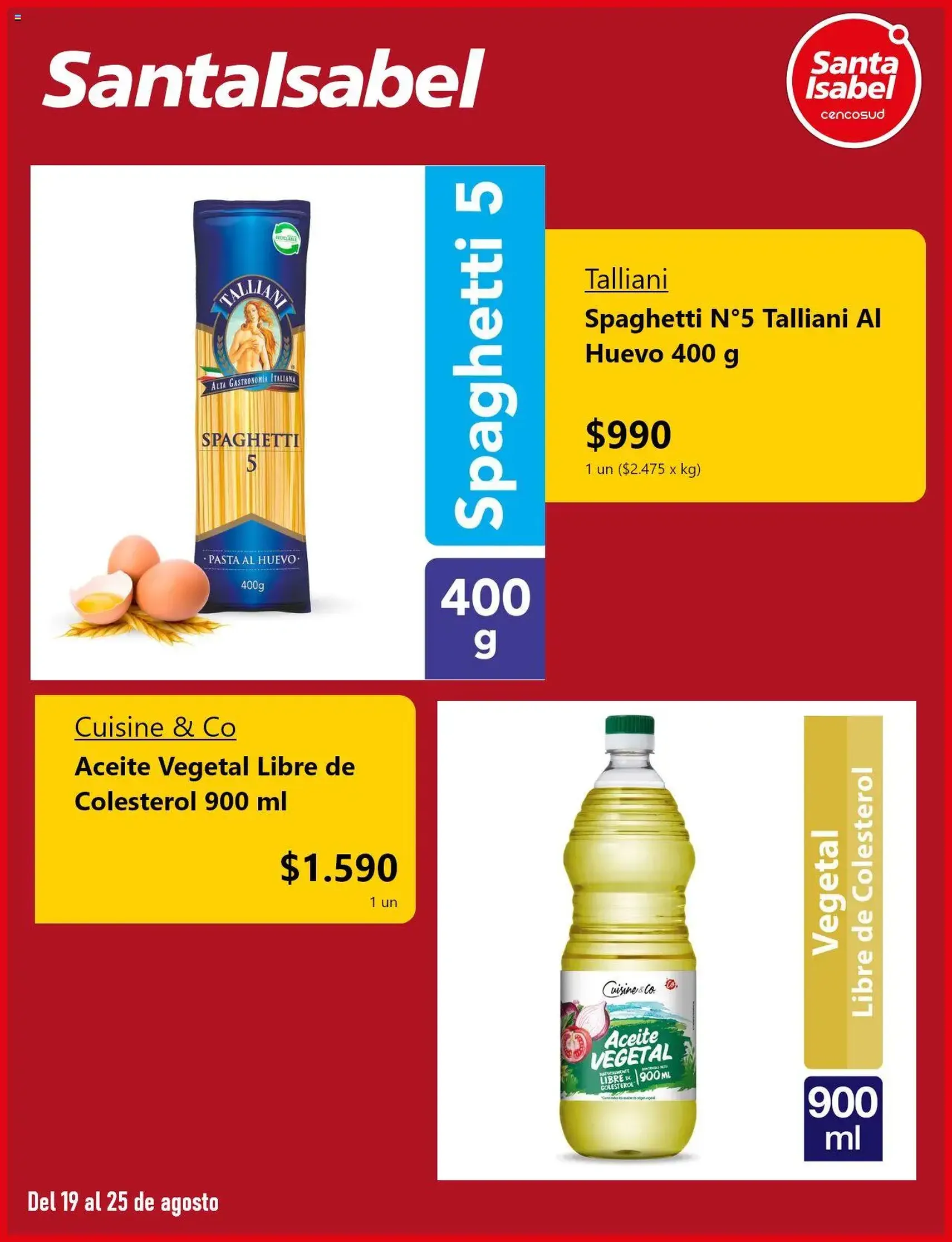 Santa Isabel ofertas - folleto válido desde 18.08.2025 página 5 de 5