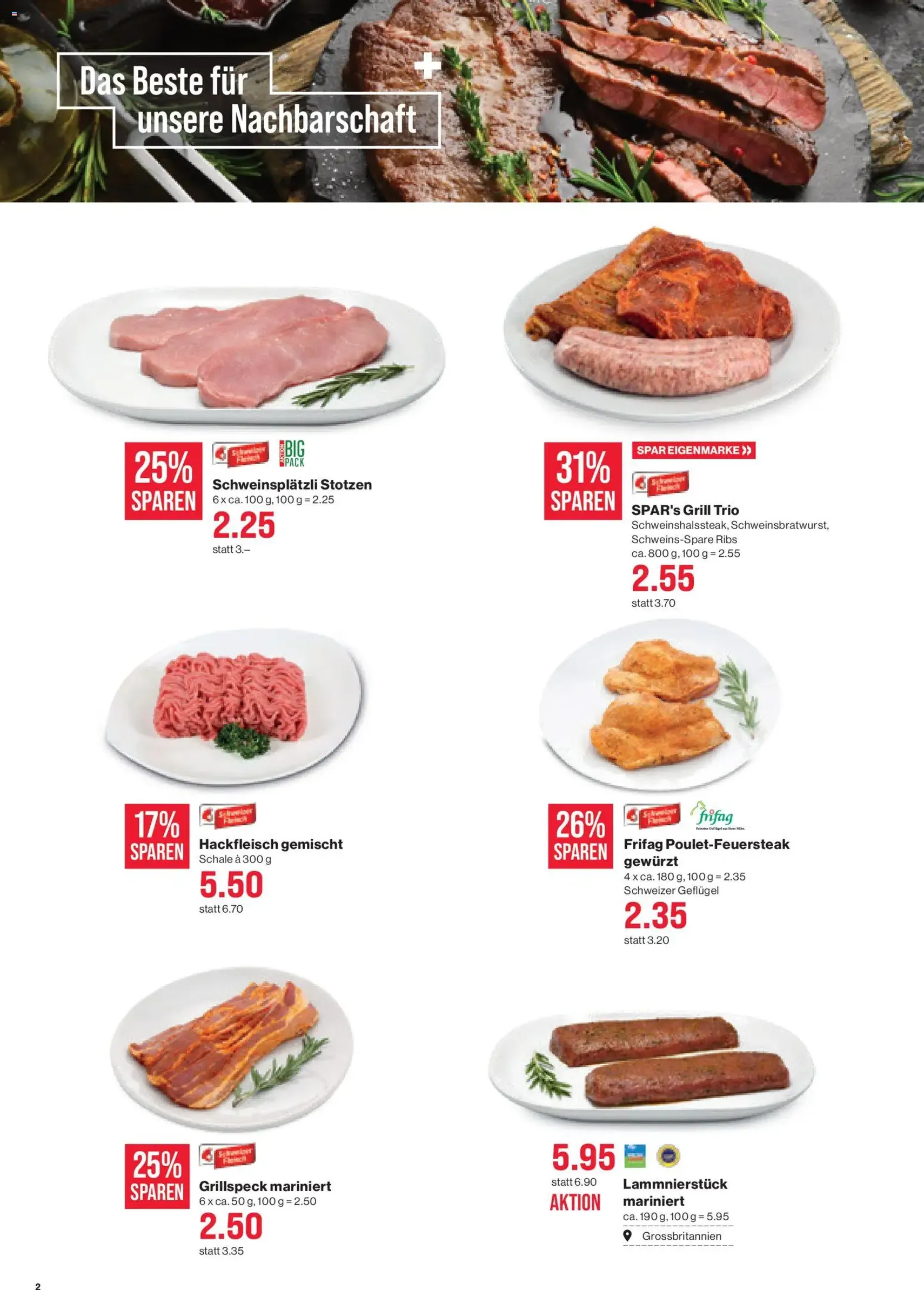 SPAR aktionen - Gültiger Prospekt ab 18.06.2026, Seite 2 von insgesamt 20