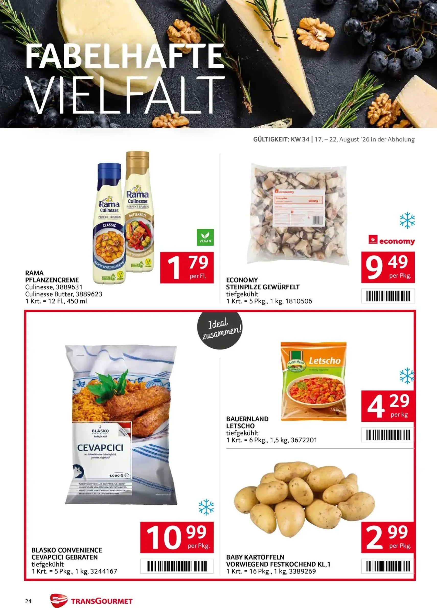 Transgourmet Flugblatt - Gültiger Prospekt ab 17.08.2026, Seite 23 von insgesamt 27