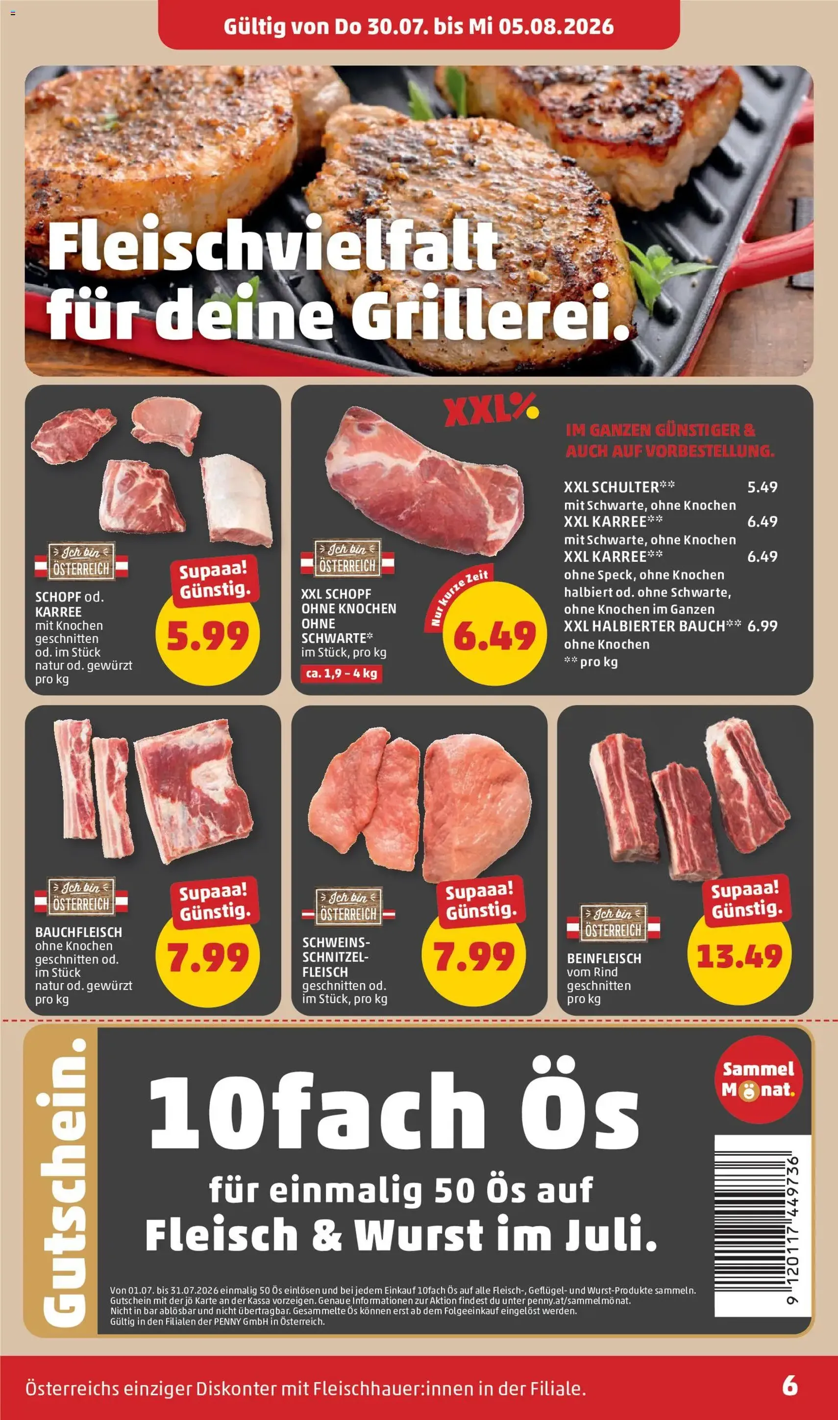 Penny Markt Flugblatt - Gültiger Prospekt ab 30.07.2026, Seite 6 von insgesamt 28