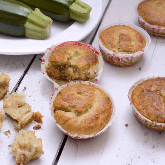 Anteprima ricetta Muffin salati zucchine