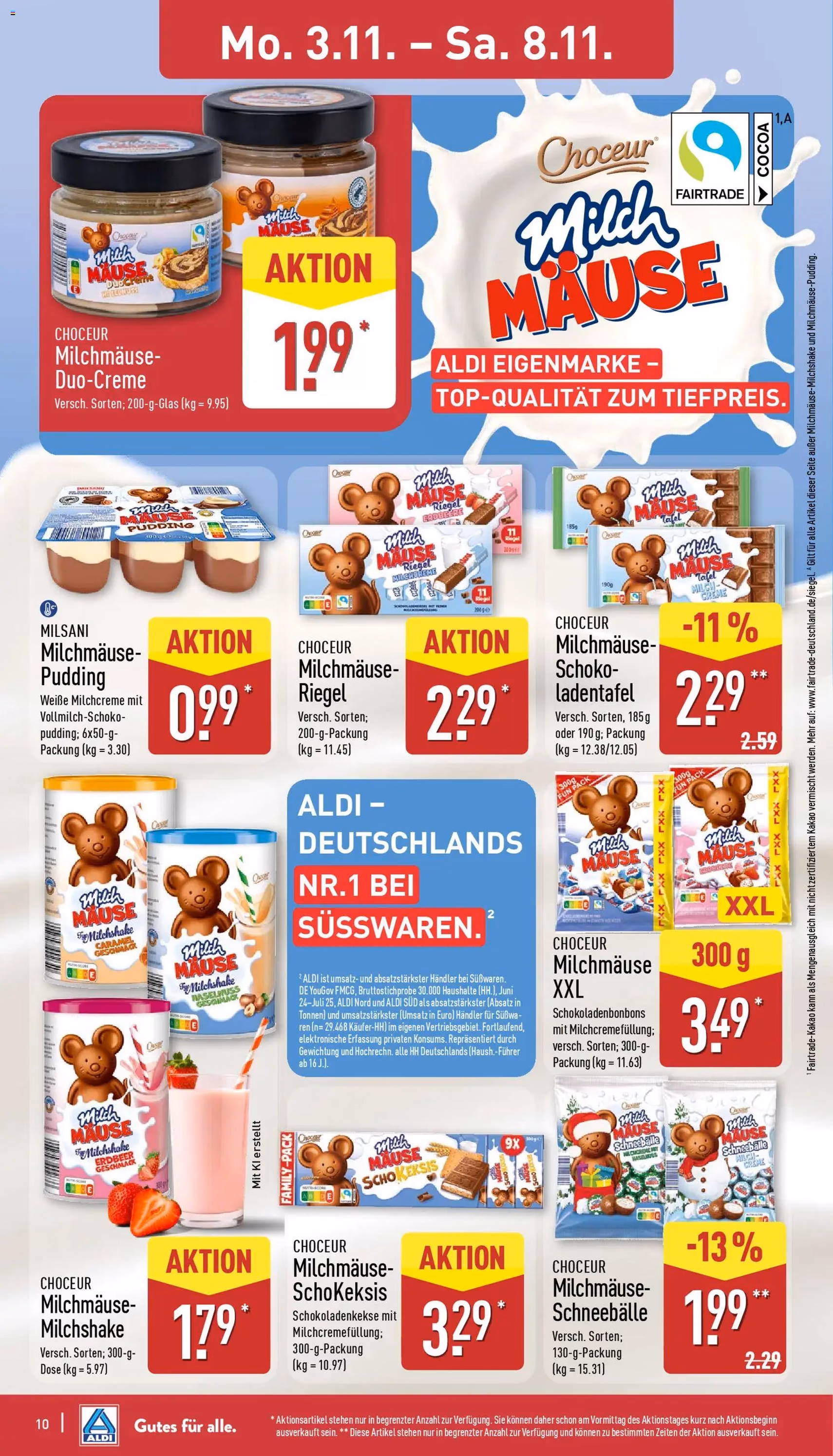 Aldi Prospekt - Gültiger Prospekt ab 03.11.2025, Seite 10 von insgesamt 48 Aldi Prospekt - Gültiger Prospekt ab 03.11.2025, Seite 10 von insgesamt 48