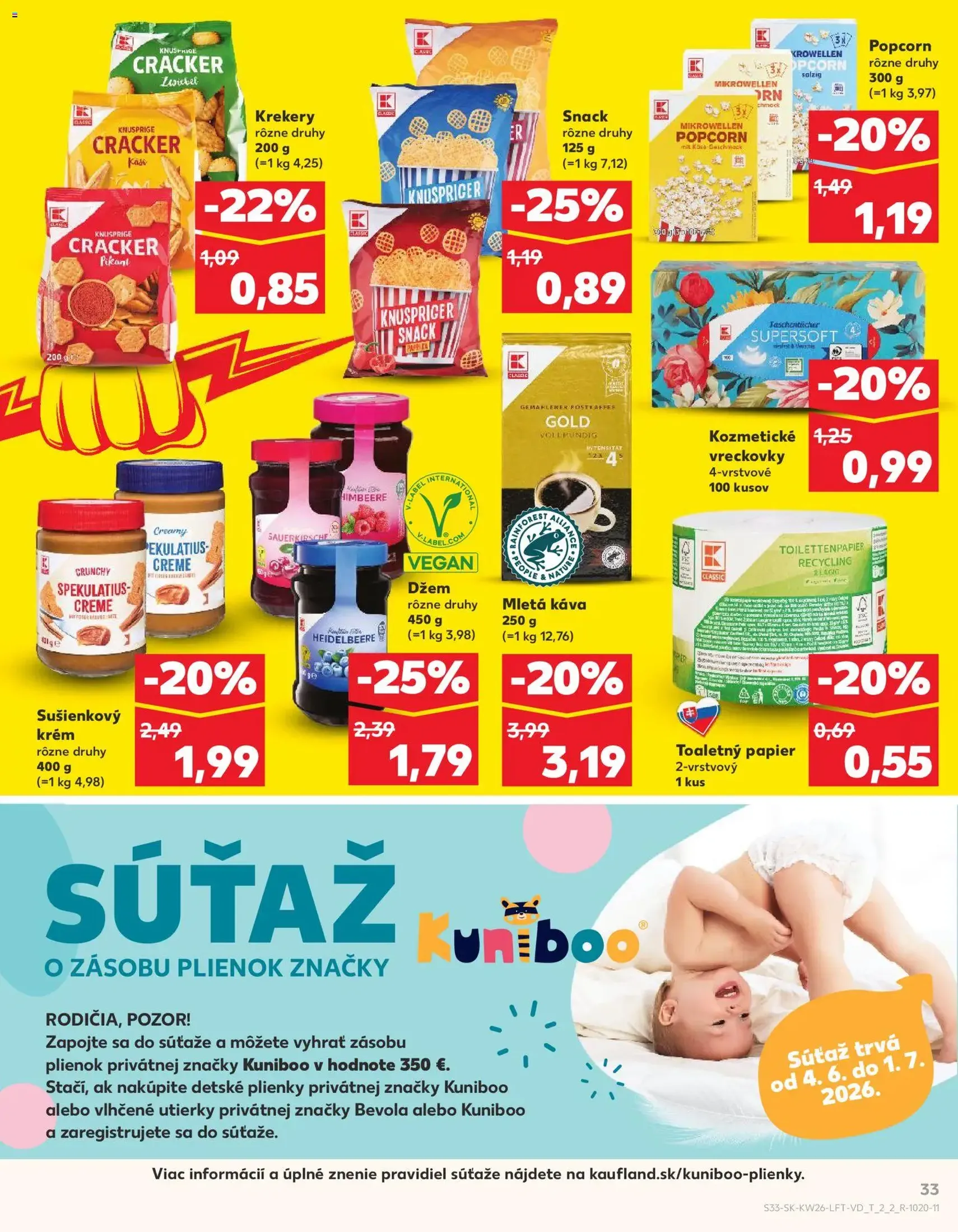 Kaufland leták - platný leták od 25.06.2026 strana 33 z 84