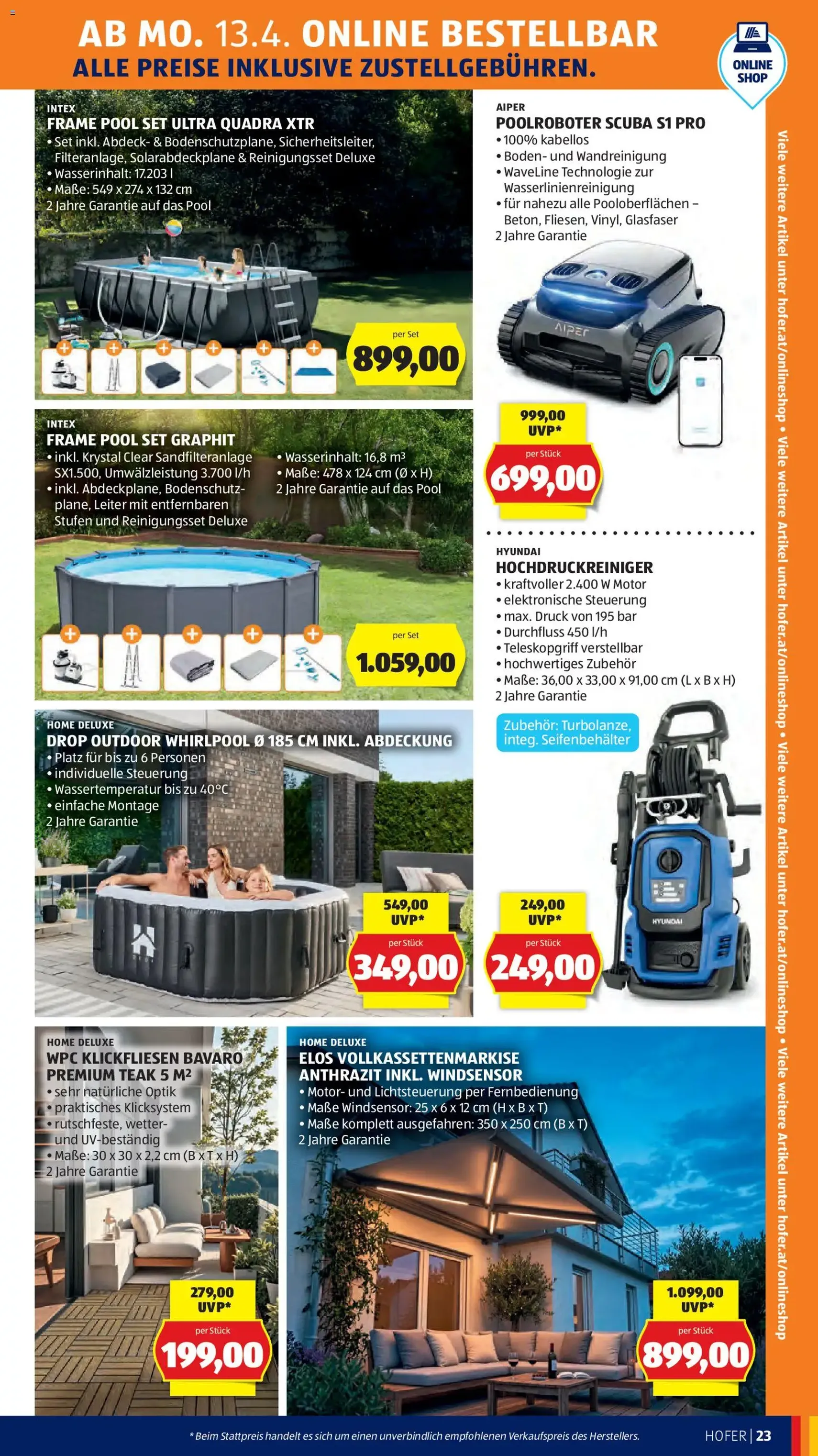 Hofer Flugblatt - Gültiger Prospekt ab 08.04.2026, Seite 27 von insgesamt 37