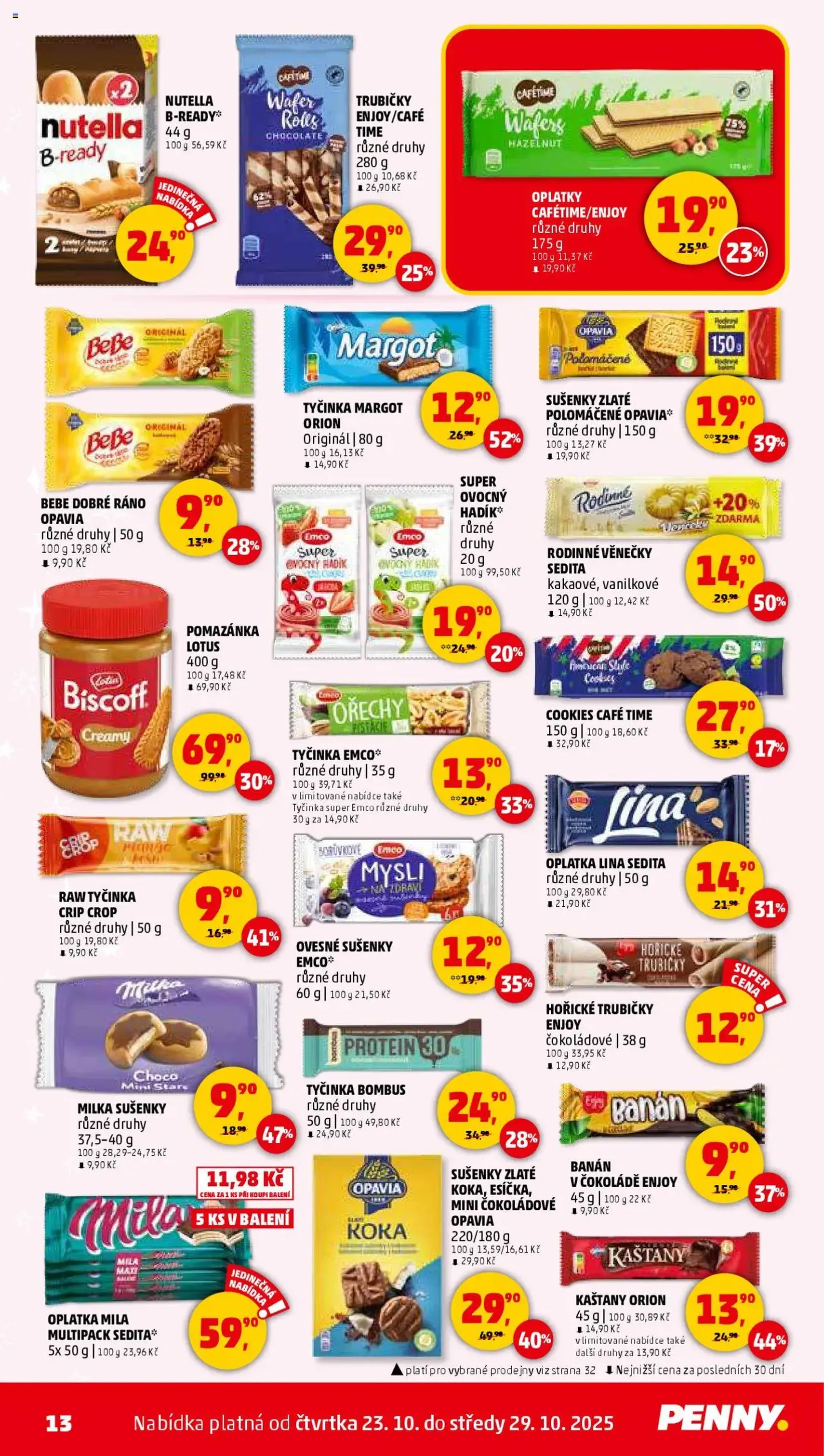 Penny Market leták - Čtvrtečník - platný leták od 23.10.2025 strana 13 z 40 Penny Market leták - Čtvrtečník - platný leták od 23.10.2025 strana 13 z 40