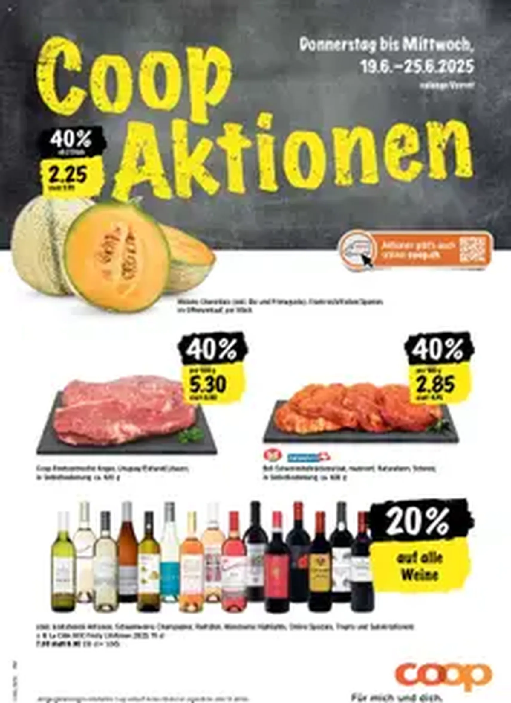 Coop Aktionen - Gültiger Prospekt ab 19.06.2025, Seite 1 von insgesamt 1