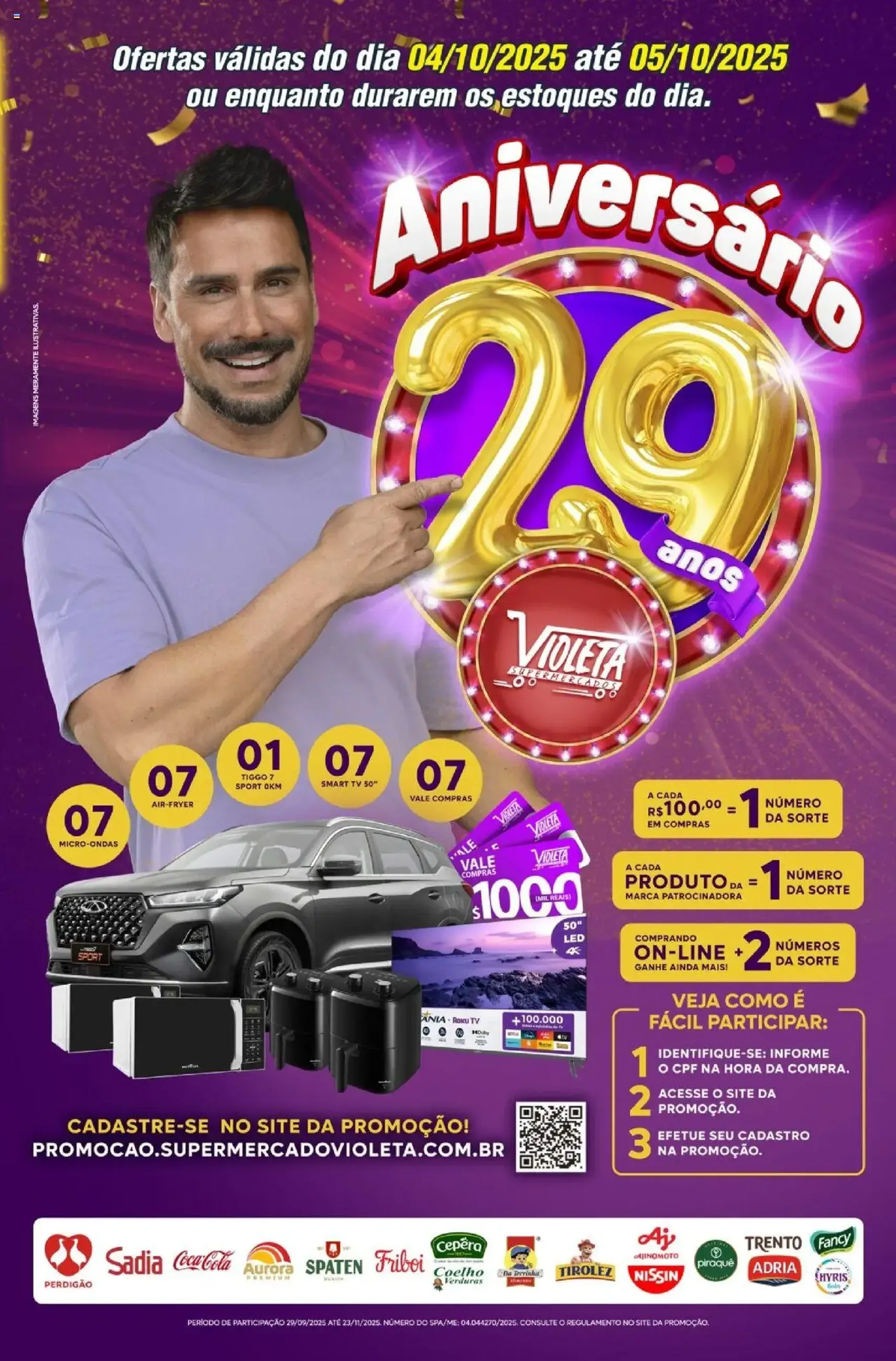 Violeta Supermercados - Ofertas da semana - folheto válido a partir de 04/10/2025 página 1 de 8
