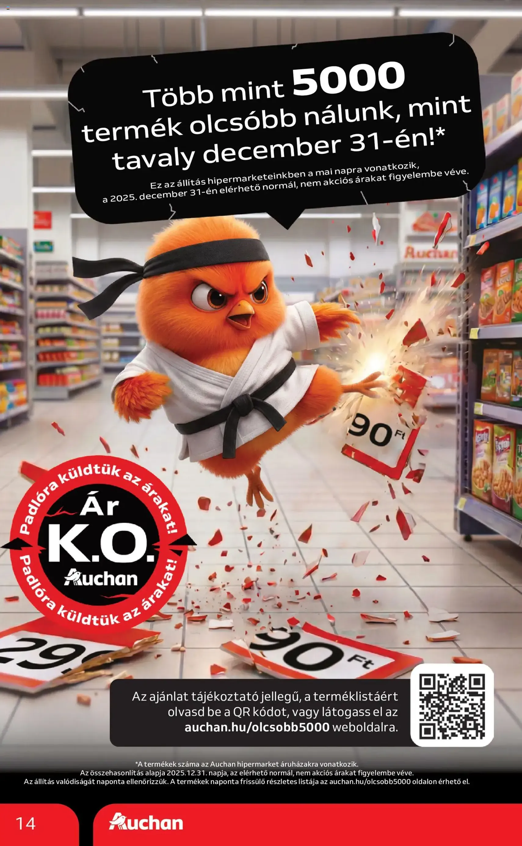 Auchan akciós újság - 2026.08.06. érvényes szórólap 14 oldal 48 oldalból