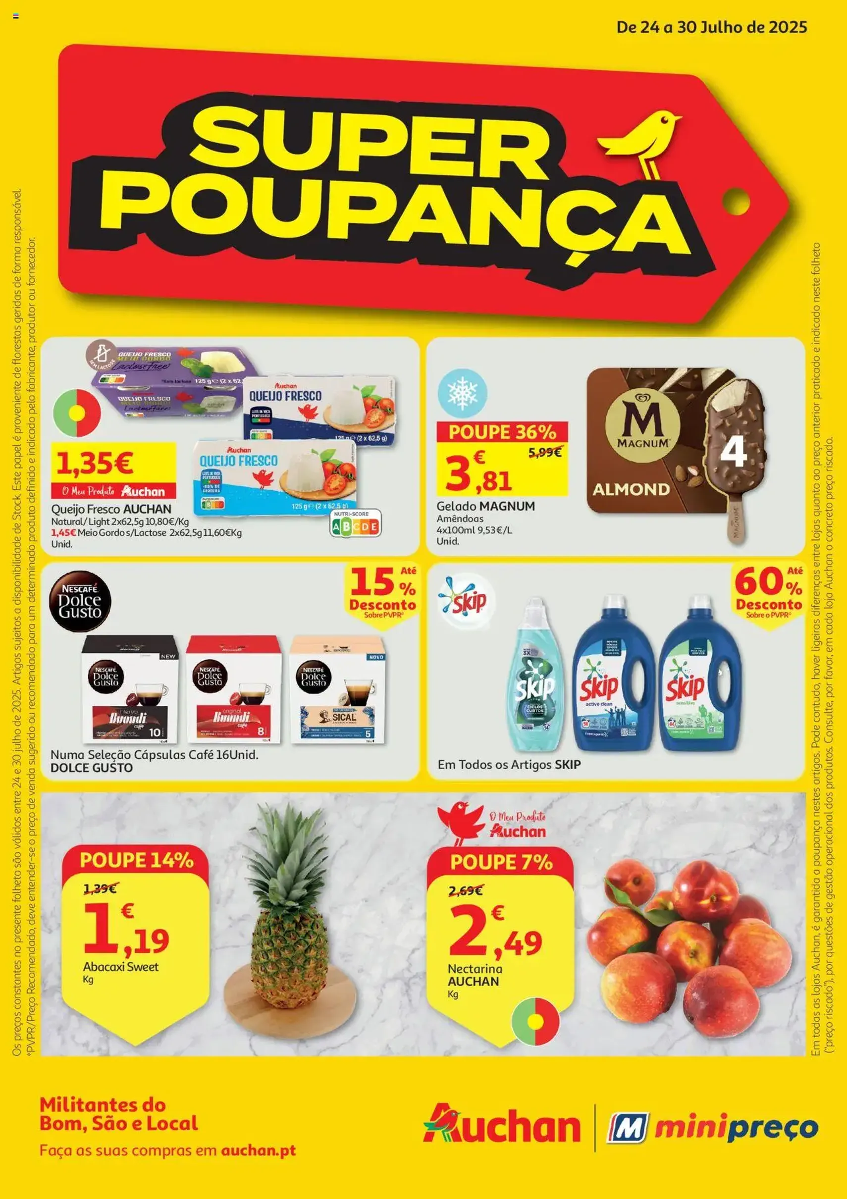 Auchan folheto - folheto válido a partir de 24/07/2025 página 1 de 3