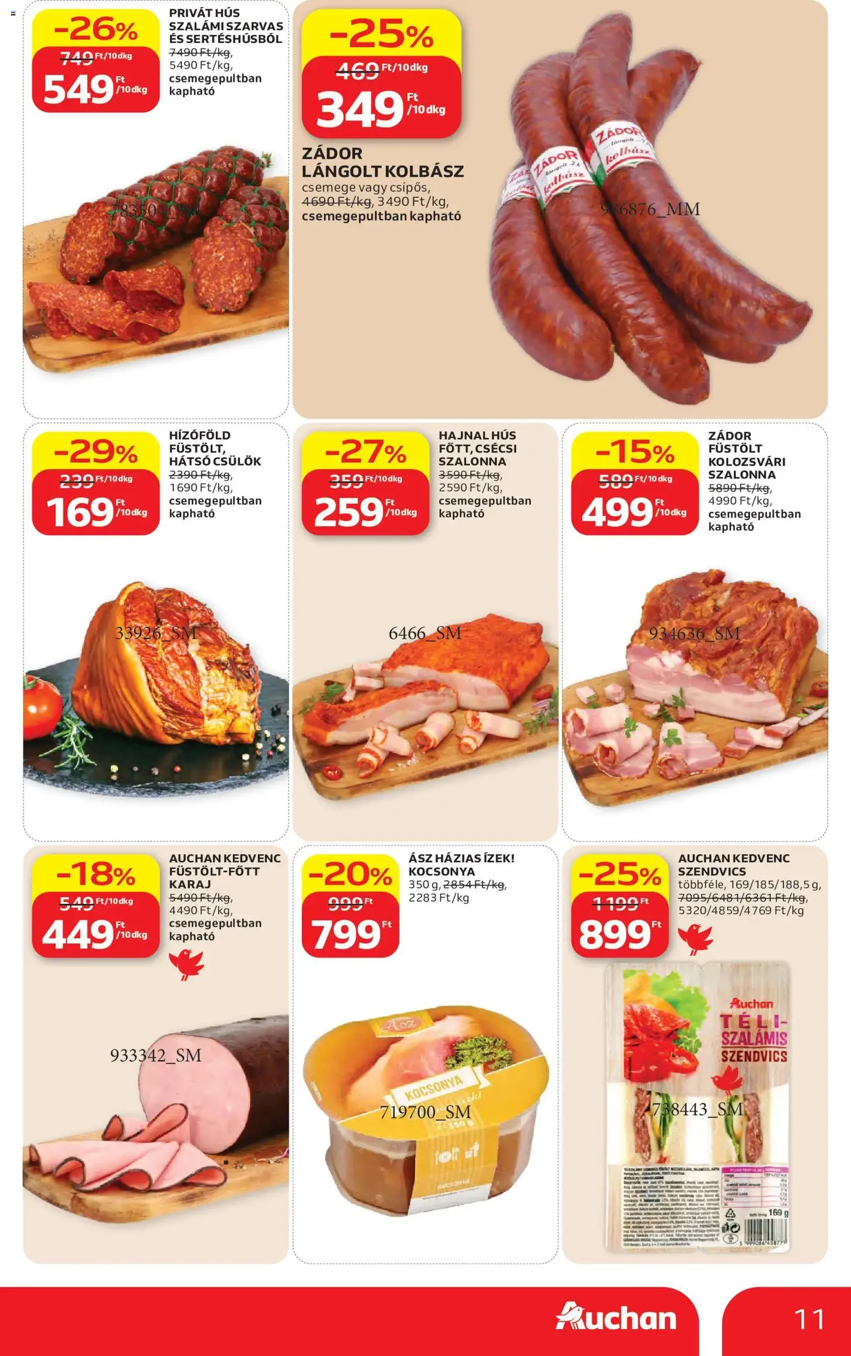 Auchan akciós újság - 2026.06.04. érvényes szórólap 11 oldal 57 oldalból