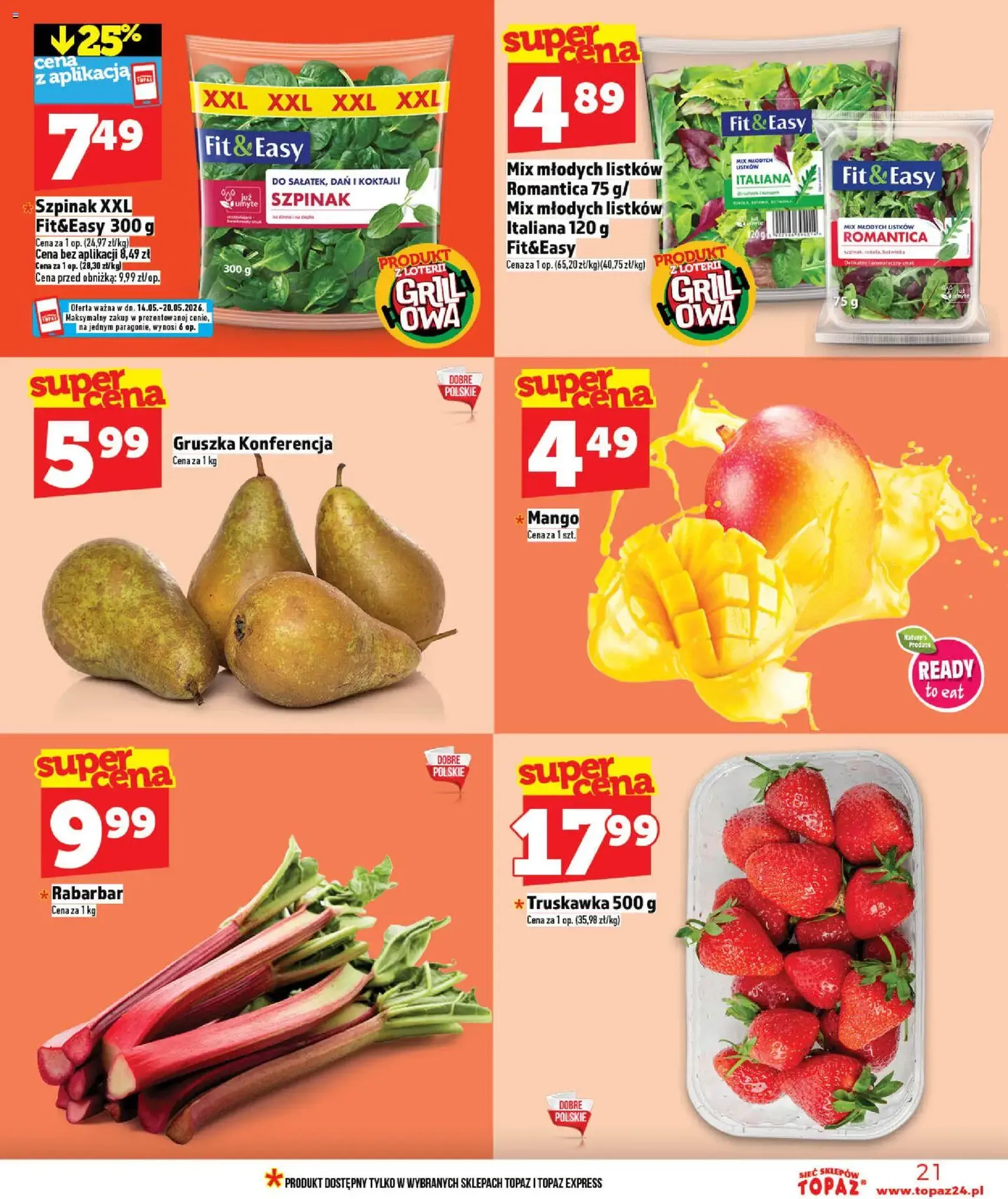 Topaz gazetka - ważny gazetka od 14.05.2026 strona 21 z 50