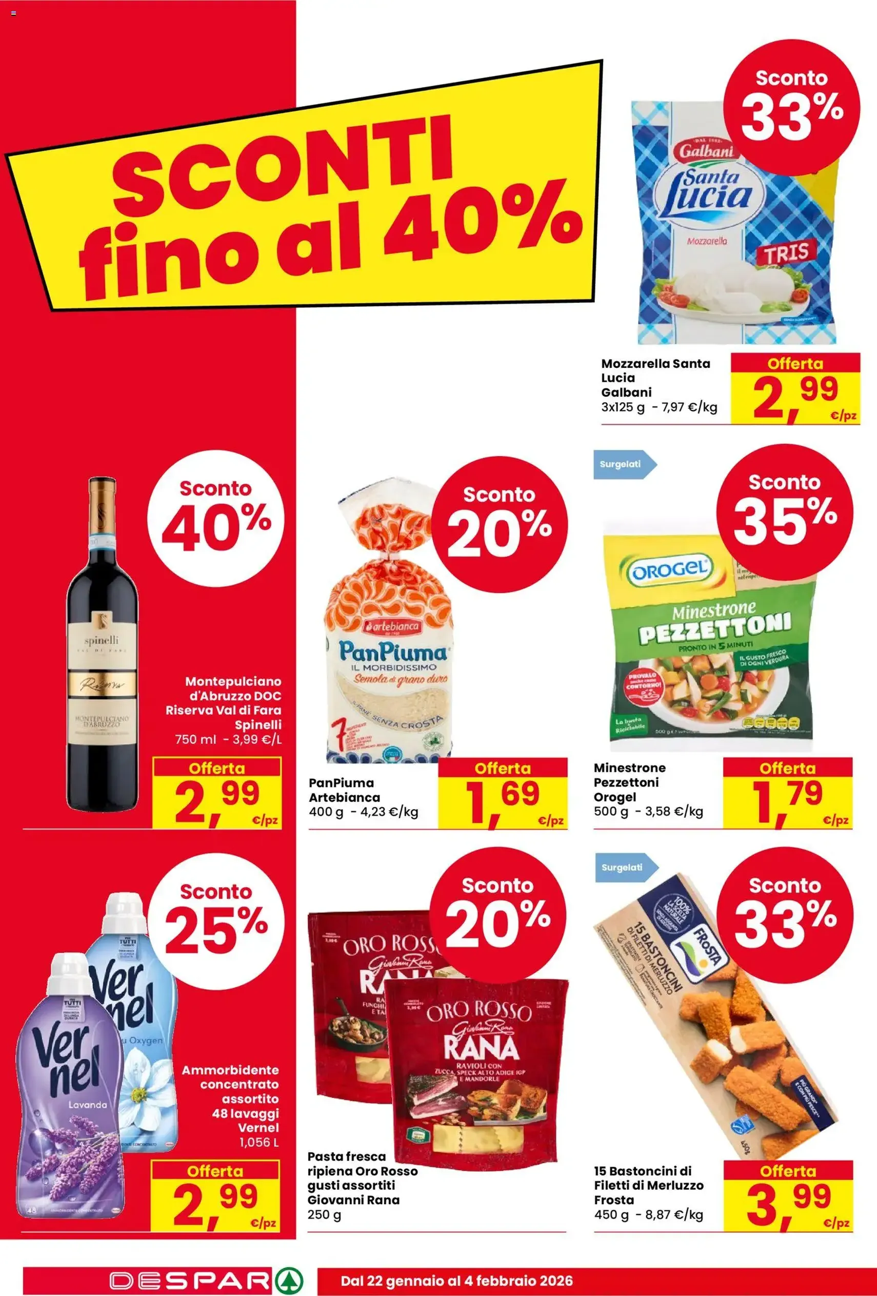 Volantino Despar - volantino valido dal 22/01/2026 pagina 4 di 20