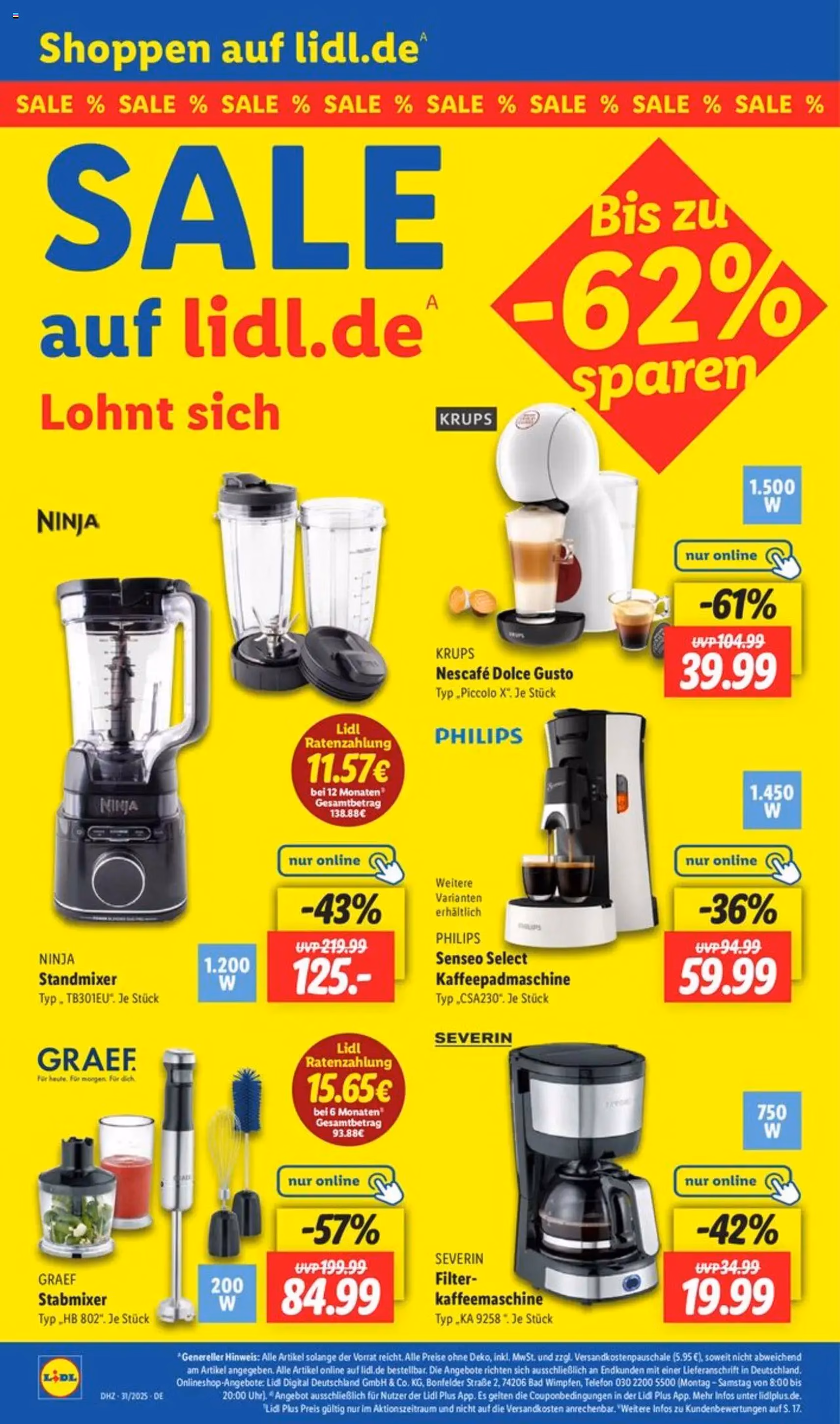 Lidl Prospekt - Gültiger Prospekt ab 28.07.2025, Seite 41 von insgesamt 62 Lidl Prospekt - Gültiger Prospekt ab 28.07.2025, Seite 41 von insgesamt 62