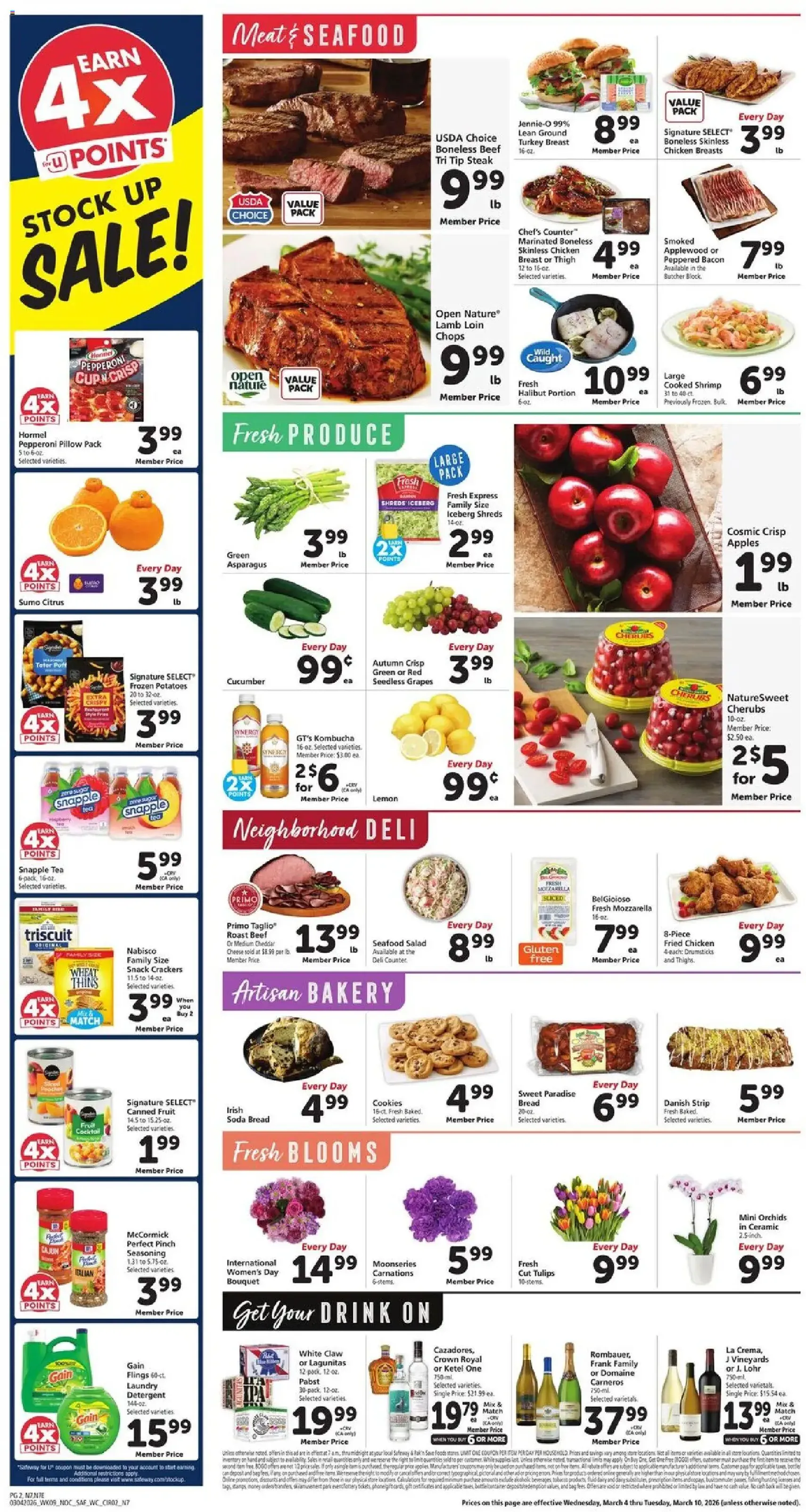 Safeway Weekly Ad - valid flyer from 03/04/2026, page 2 of 9