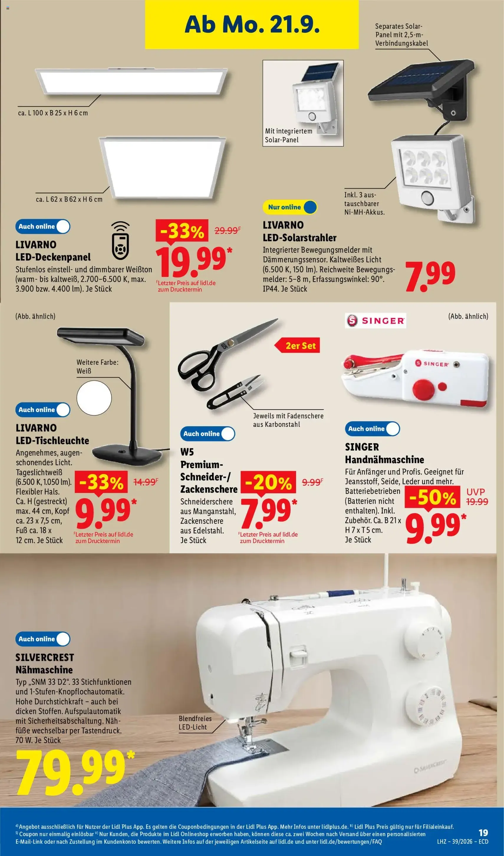 Lidl Prospekt - Gültiger Prospekt ab 21.09.2026, Seite 33 von insgesamt 65