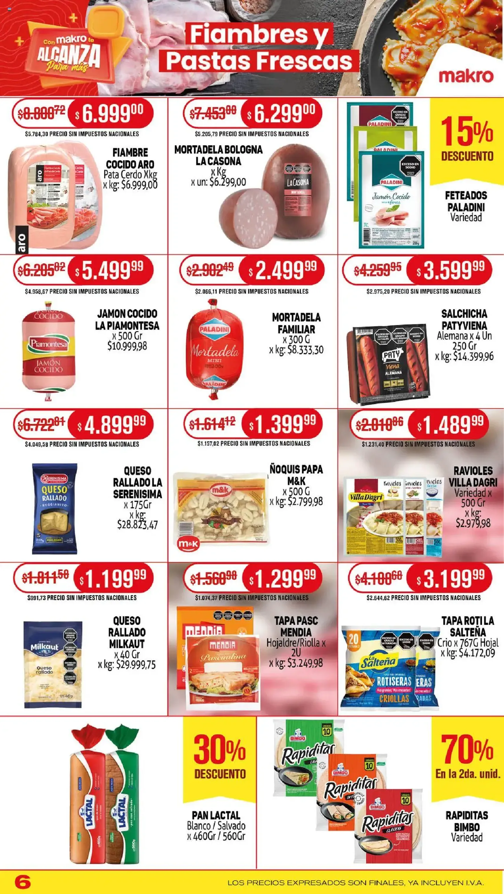 Makro ofertas - folleto válido desde 14/08/2025 página 6 de 20