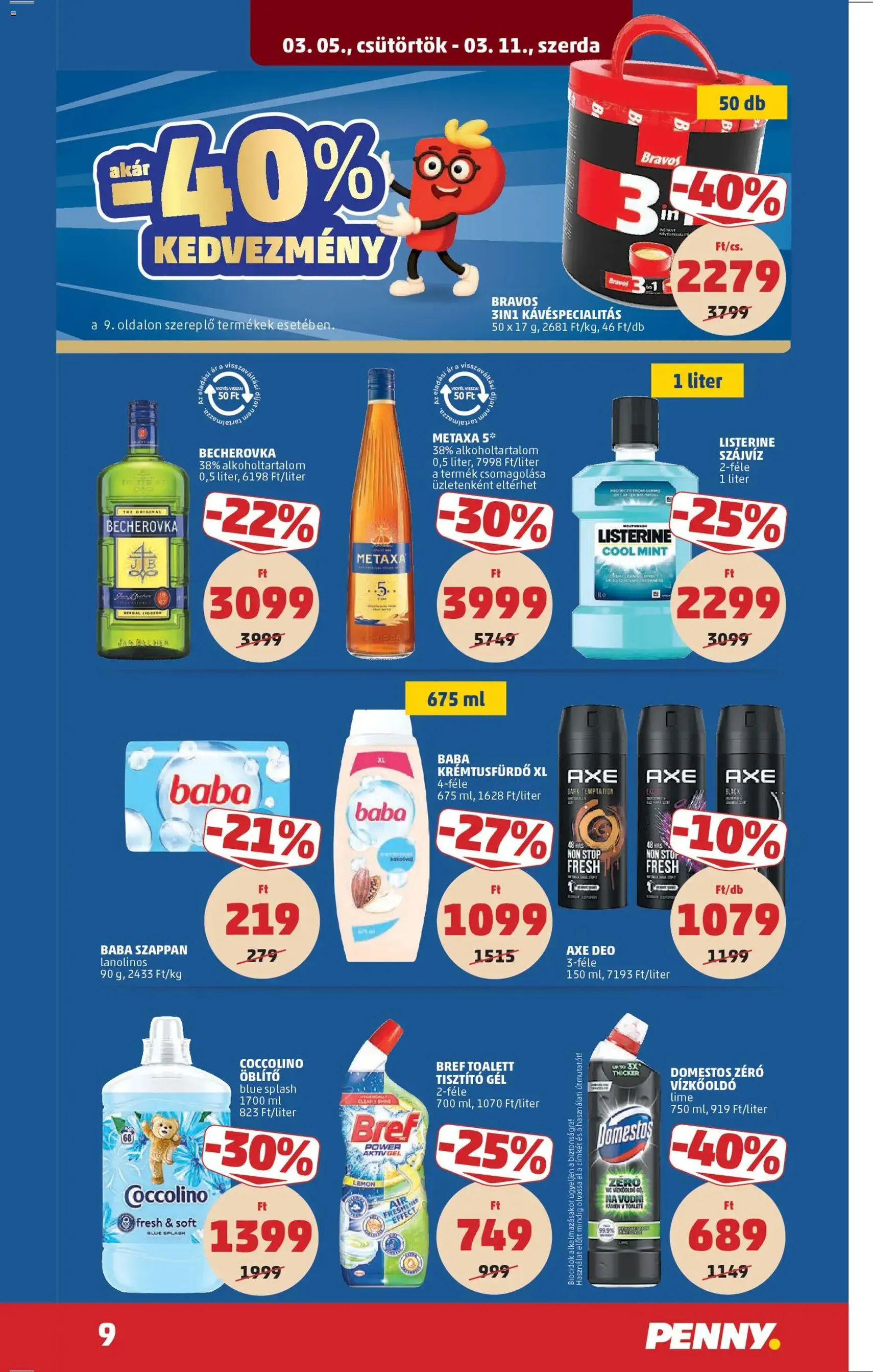 PENNY akciós újság - 2026.03.05. érvényes szórólap 13 oldal 43 oldalból