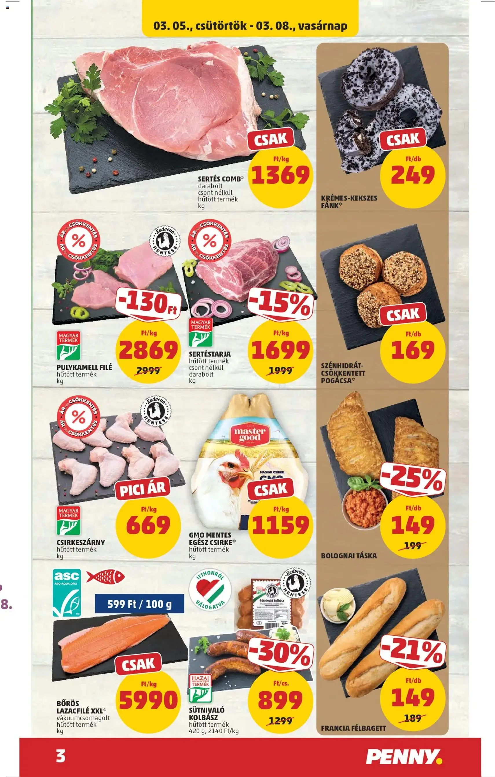 PENNY akciós újság - 2026.03.05. érvényes szórólap 3 oldal 43 oldalból