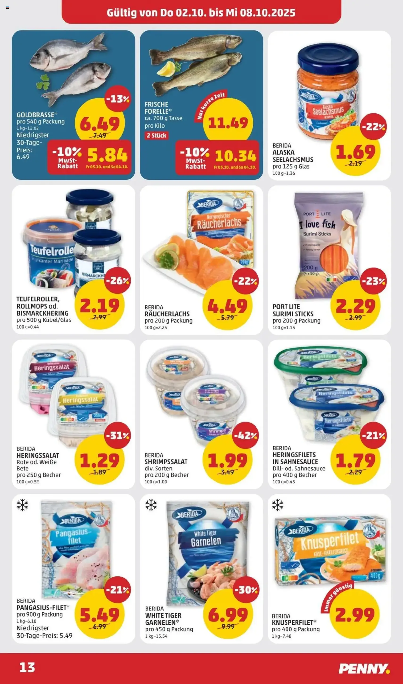 Penny Markt Flugblatt - Gültiger Prospekt ab 02.10.2025, Seite 13 von insgesamt 32