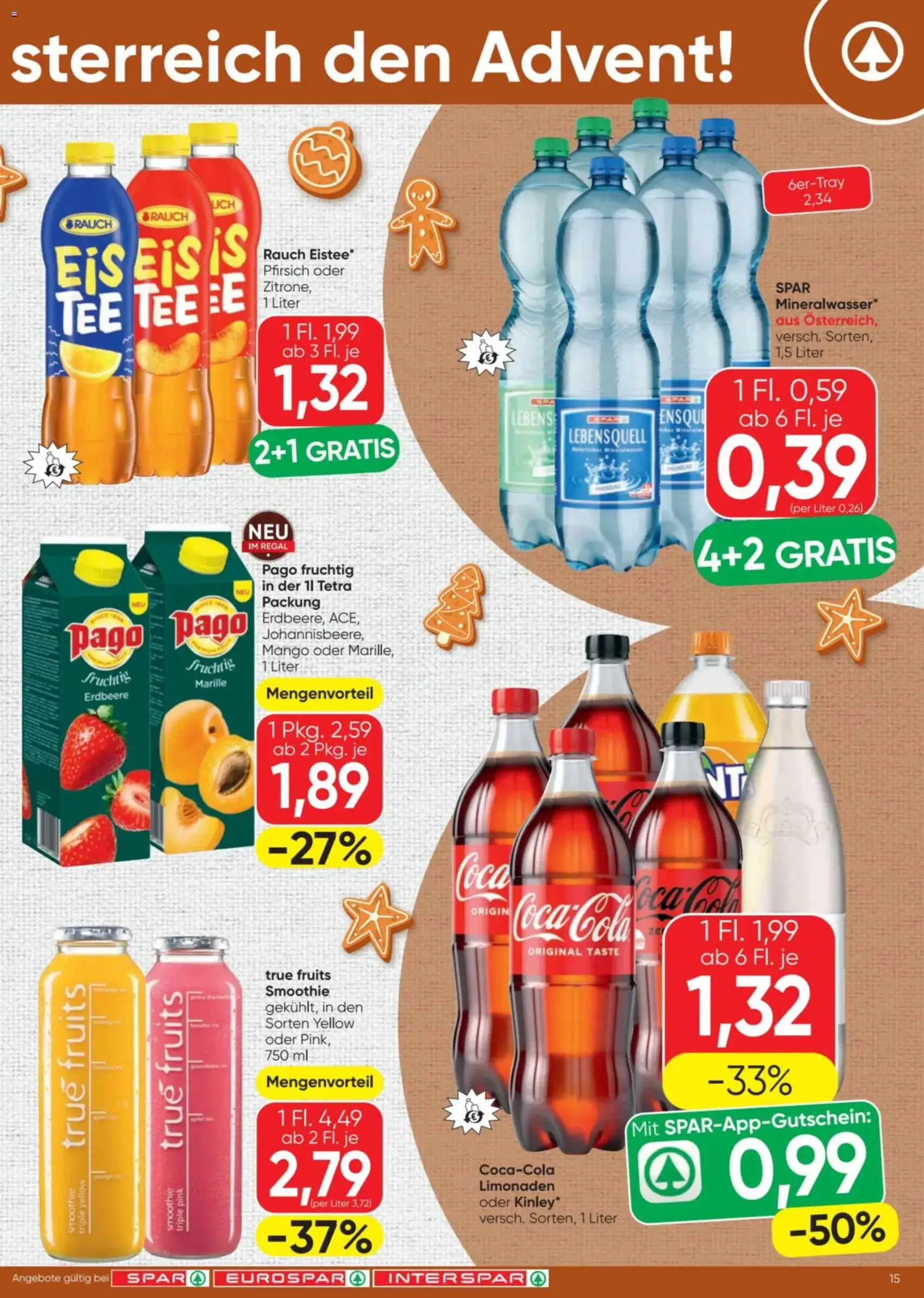 Spar Flugblatt - Gültiger Prospekt ab 04.12.2025, Seite 15 von insgesamt 20