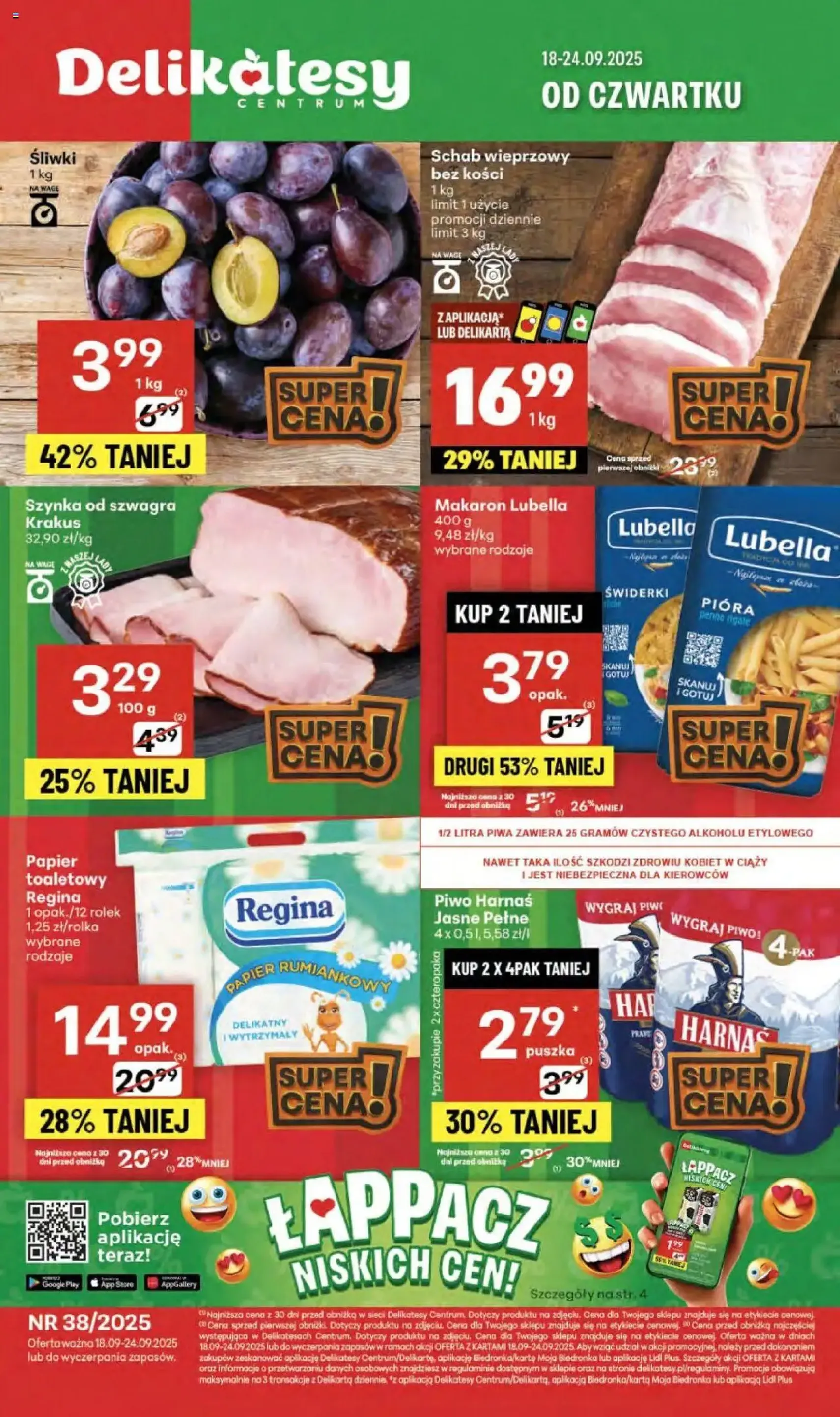 Delikatesy Centrum Gazetka - ważny gazetka od 18.09.2025 strona 1 z 52