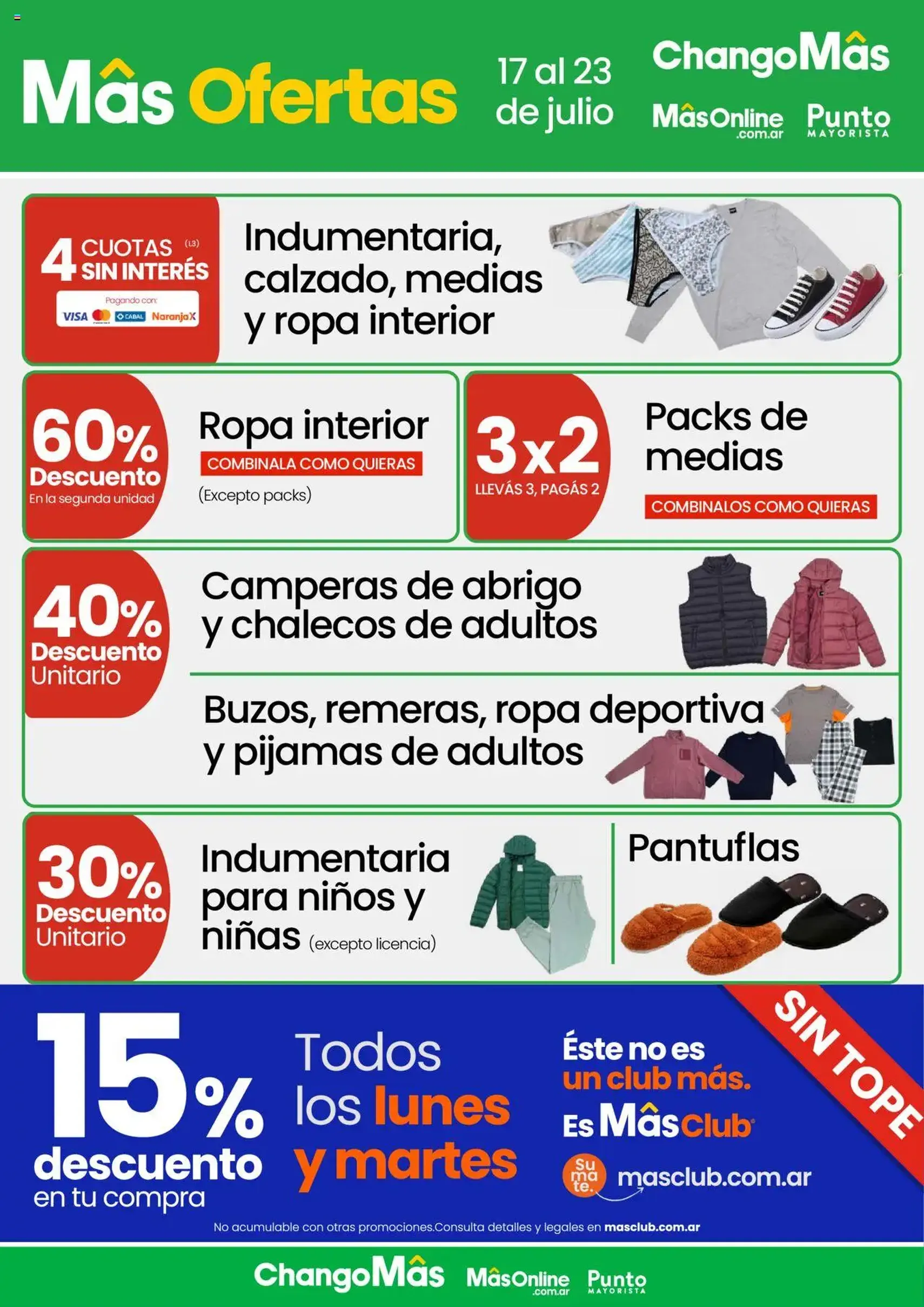 Changomas ofertas - folleto válido desde 17/07/2025 página 12 de 17