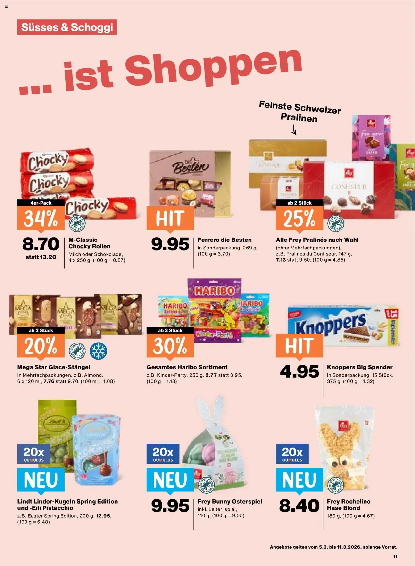 Migros aktionen - Gültiger Prospekt ab 03.03.2026, Seite 11 von insgesamt 24