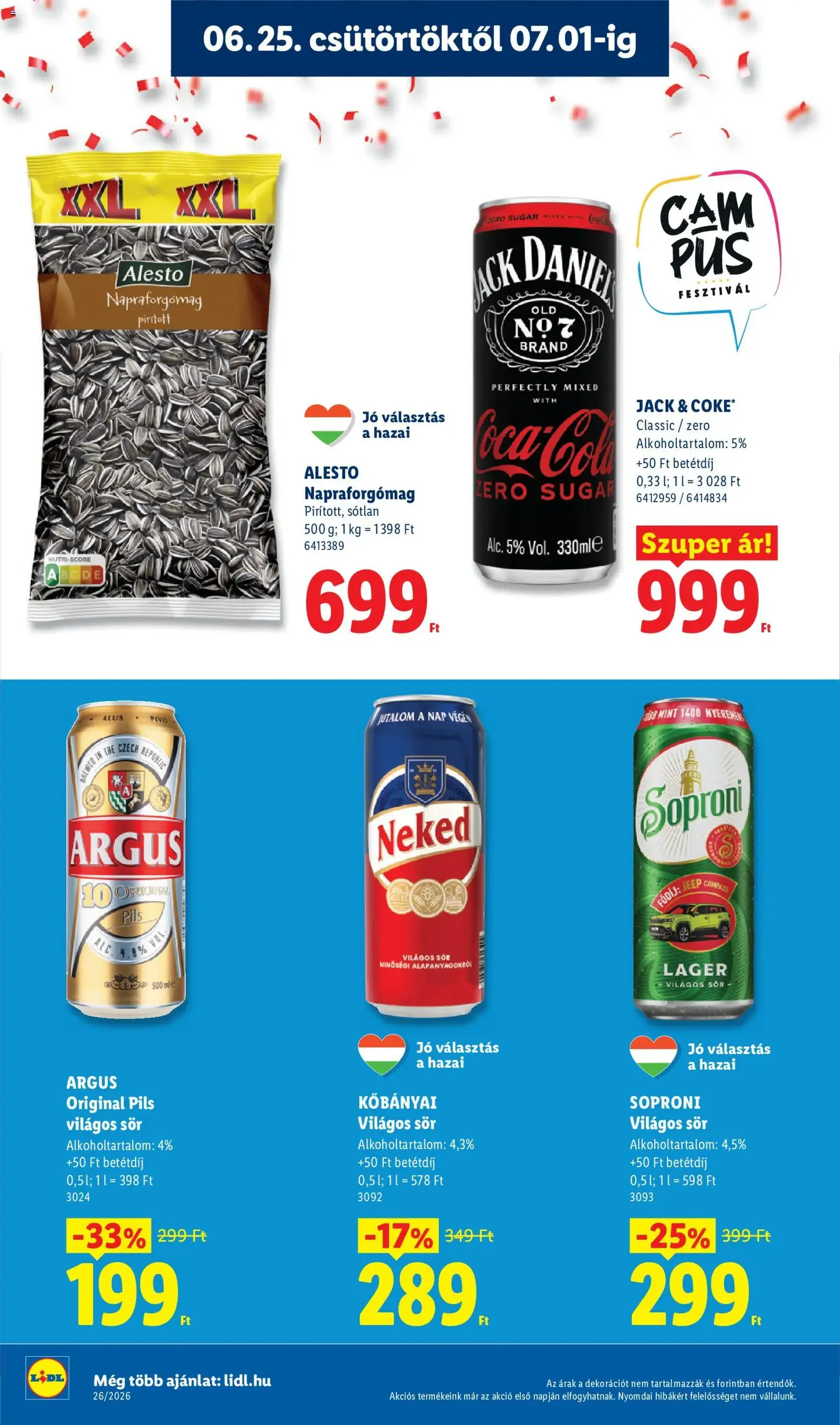 Lidl akciós újság - 2026.06.25. érvényes szórólap 26 oldal 74 oldalból