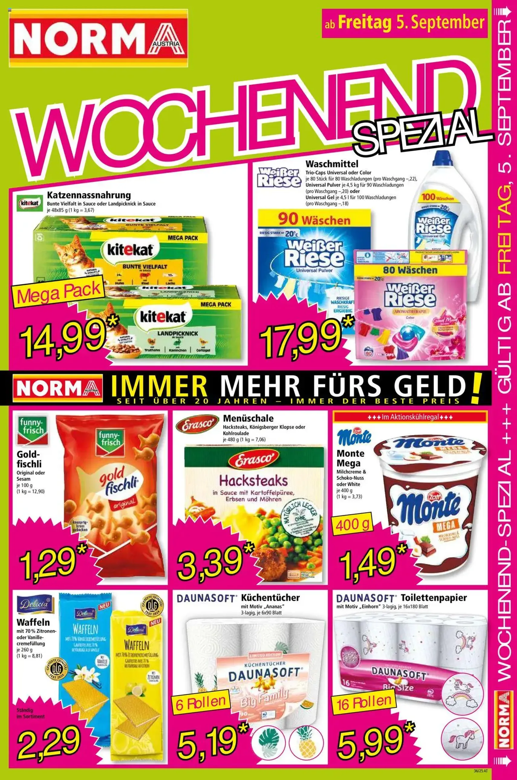 Norma Flugblatt - Gültiger Prospekt ab 01.09.2025, Seite 15 von insgesamt 18 Norma Flugblatt - Gültiger Prospekt ab 01.09.2025, Seite 15 von insgesamt 18