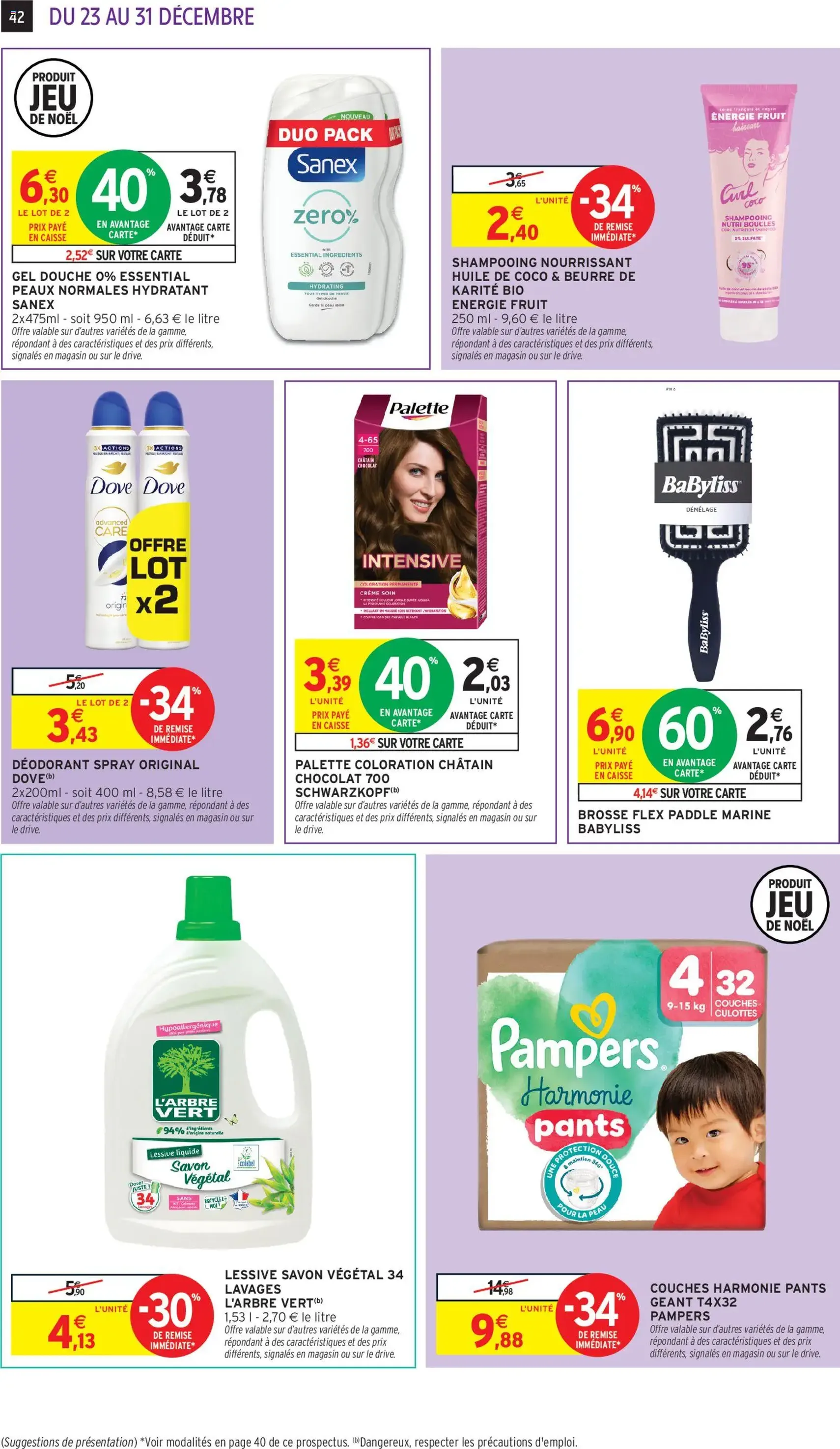 Intermarché catalogue semaine 52 - brochure valable à partir du 23/12/2025, page 42 sur 44