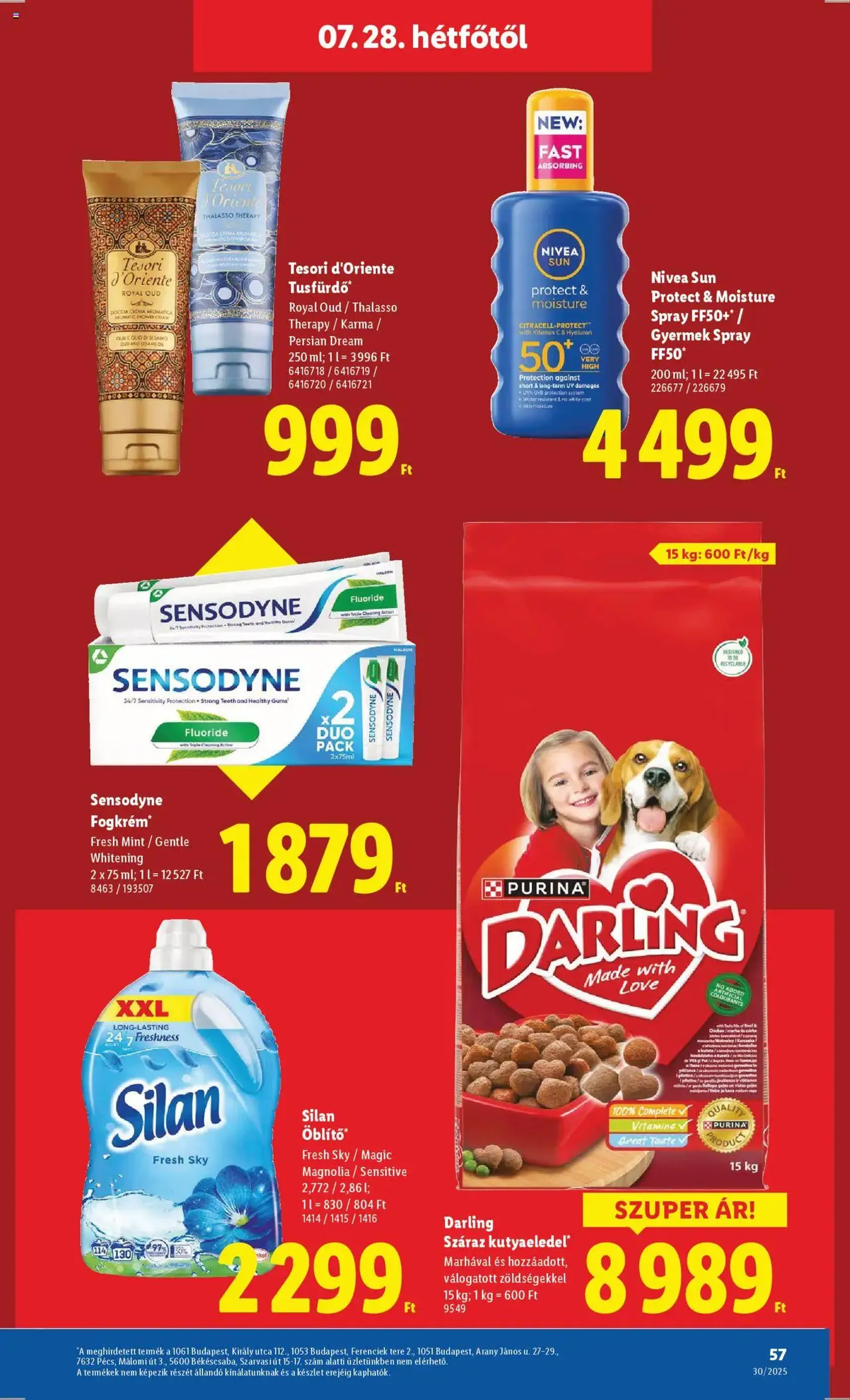 Lidl Akciós újság - 2025.07.24. érvényes szórólap 57 oldal 62 oldalból Lidl Akciós újság - 2025.07.24. érvényes szórólap 57 oldal 62 oldalból